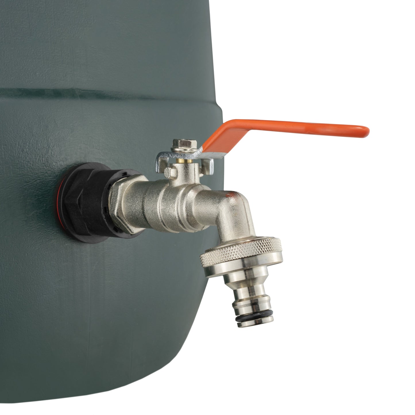 AP Supplies Water Butt Kit 1/2" with Quick Connect Lever Tap and Drill Bit
