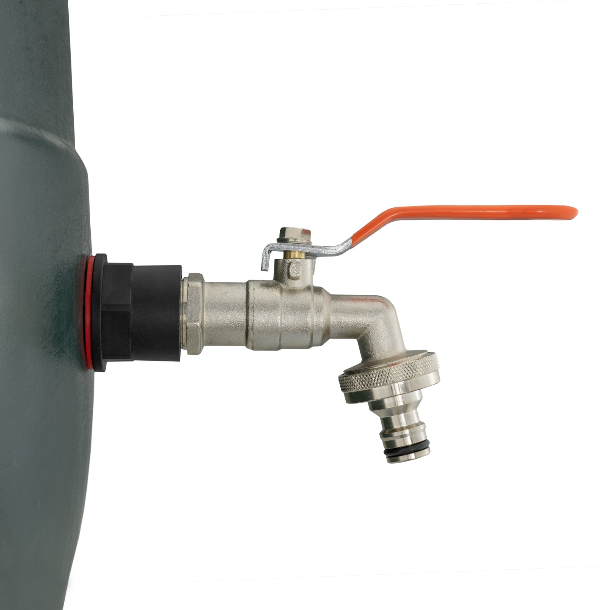 AP Supplies Water Butt Kit 1/2" with Quick Connect Lever Tap and Drill Bit