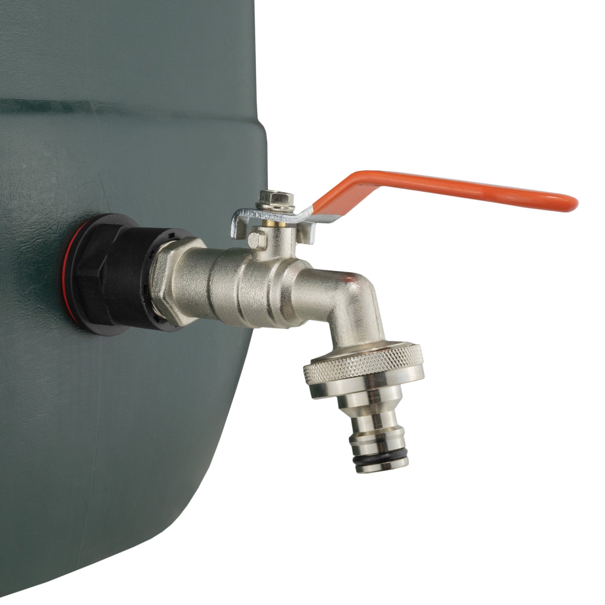 AP Supplies Water Butt Kit 1/2" with Quick Connect Lever Tap and Drill Bit