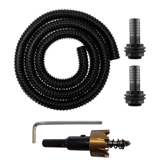 AP Supplies 1" Water Butt Linking Kit and Drill Bit - 1m set