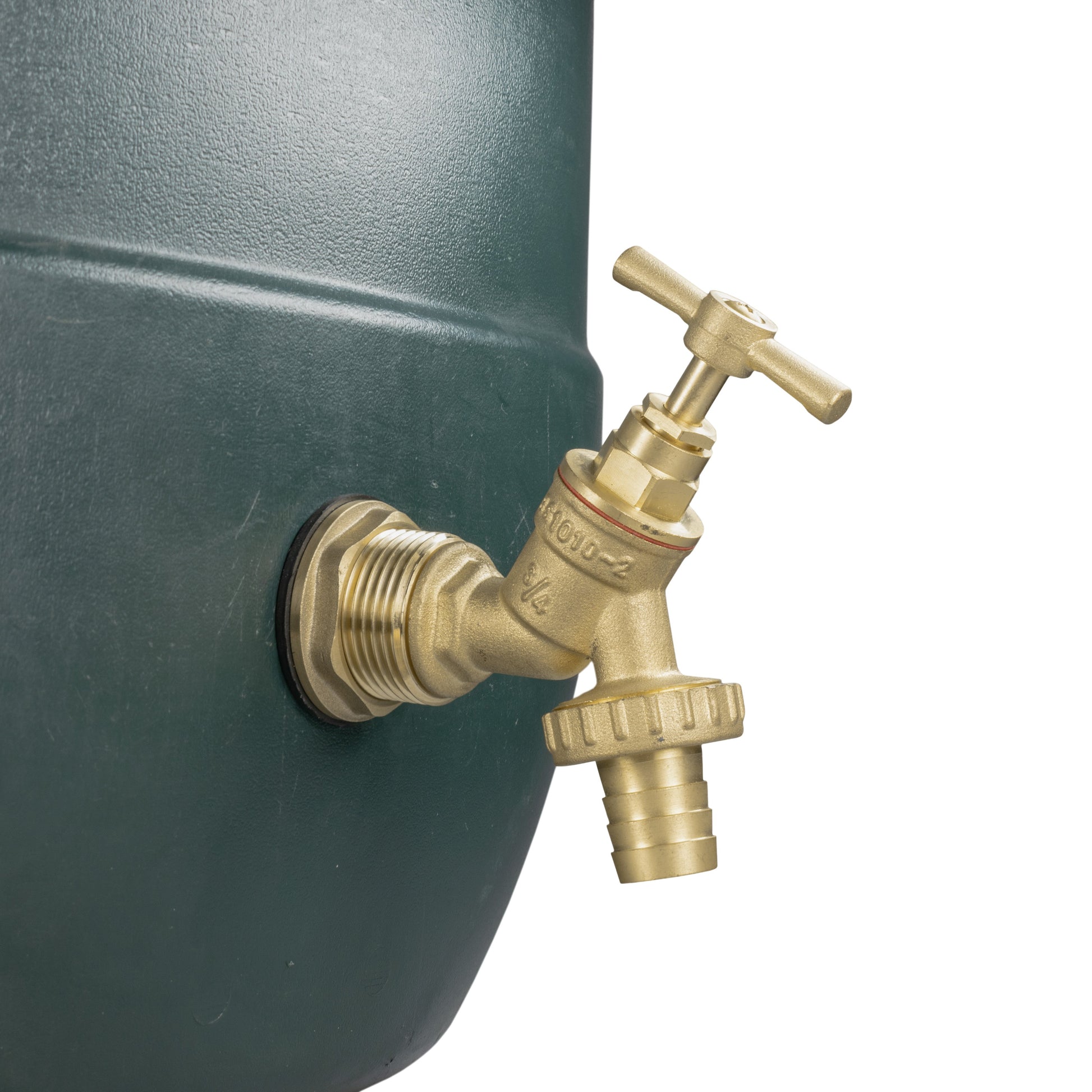 AP Supplies Water Butt Brass Kit 1" with Brass Barbed Tap and Drill Bit