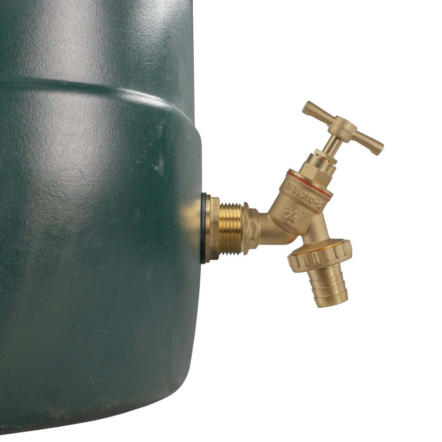 AP Supplies Water Butt Brass Kit 1" with Brass Barbed Tap and Drill Bit