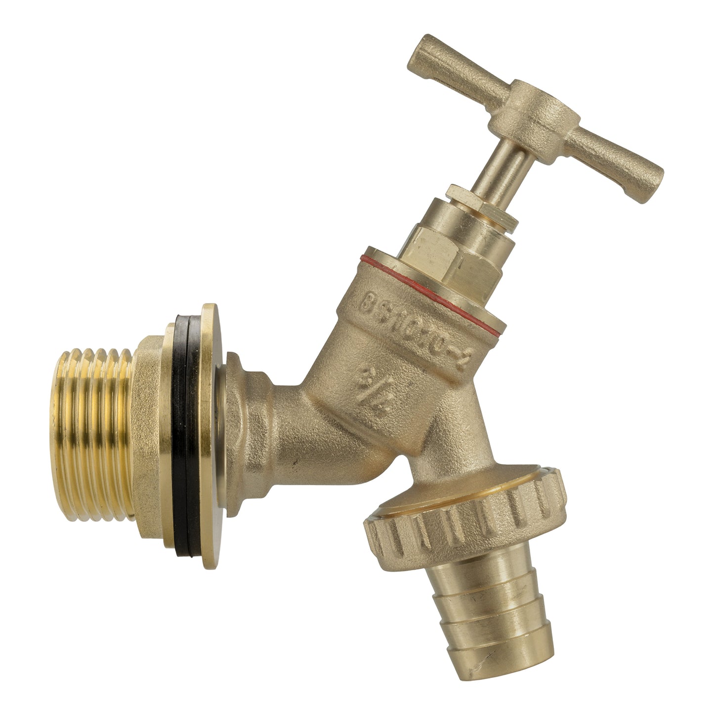 AP Supplies Water Butt Brass Kit 1" with Brass Barbed Tap and Drill Bit