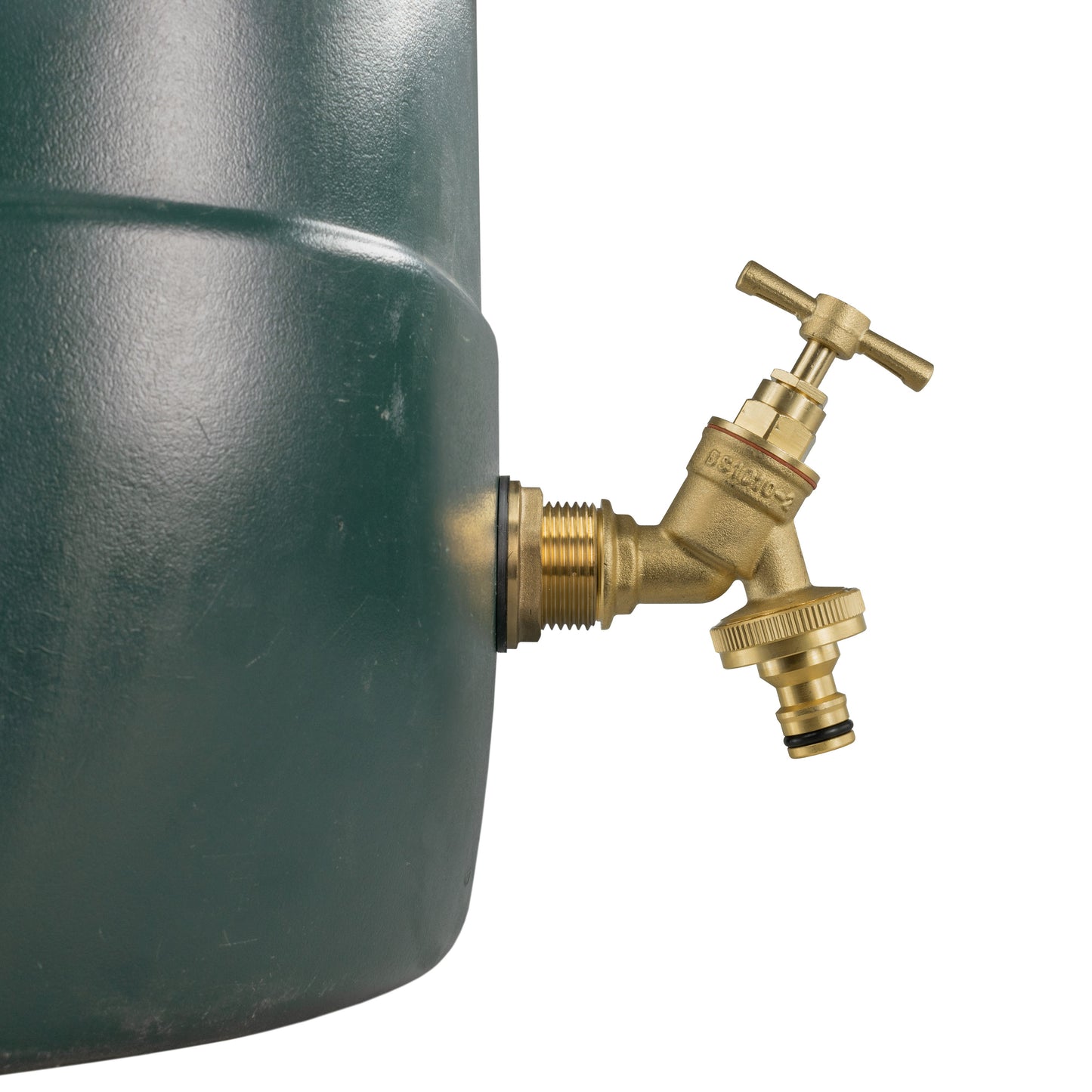 Water Butt Brass Kit 1in with Brass Quick Connect Tap Lawn Sprinkler Tap Adapter