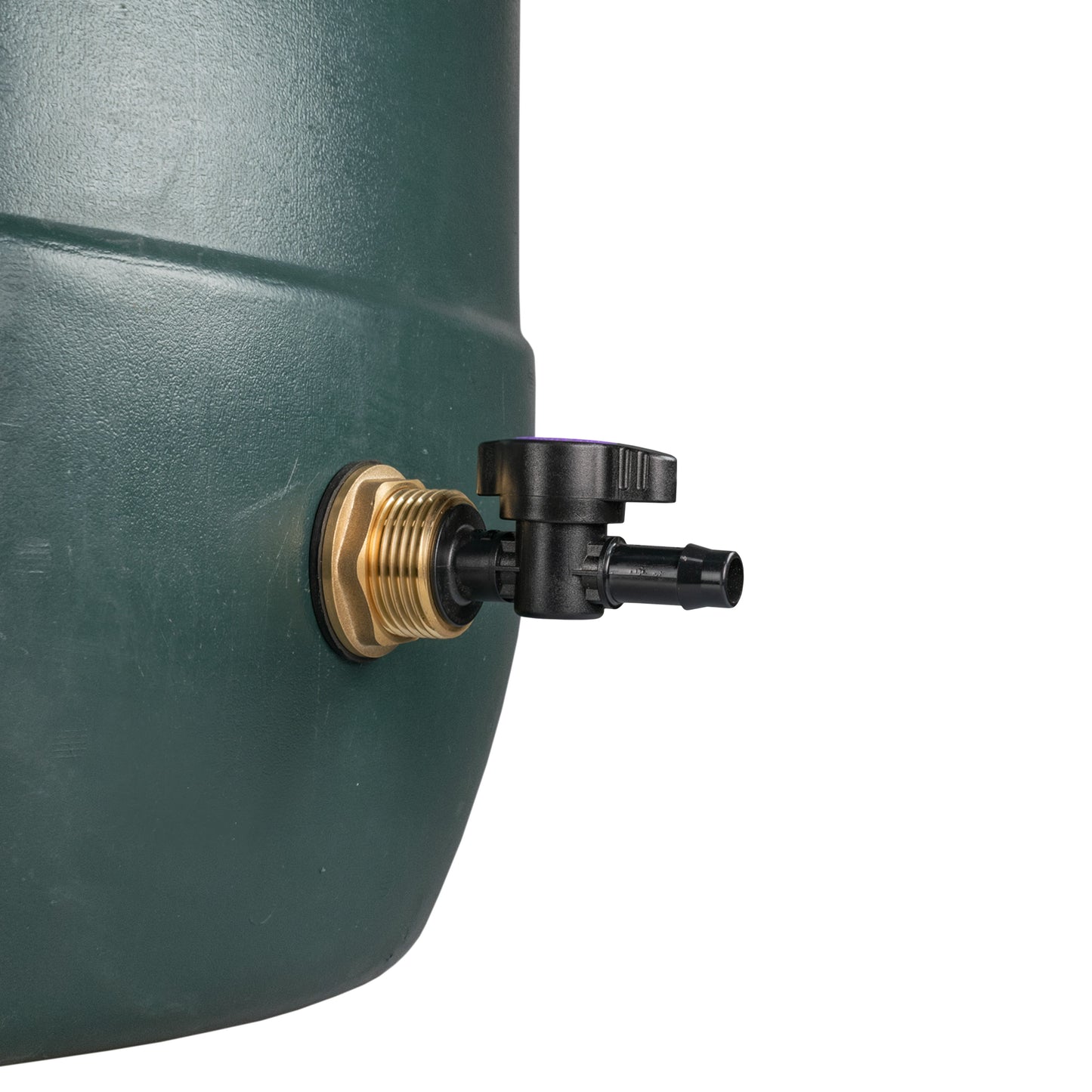 Water Butt Brass Kit 1in with 13mm Barb Irrigation Valve for Brass Water Fitting