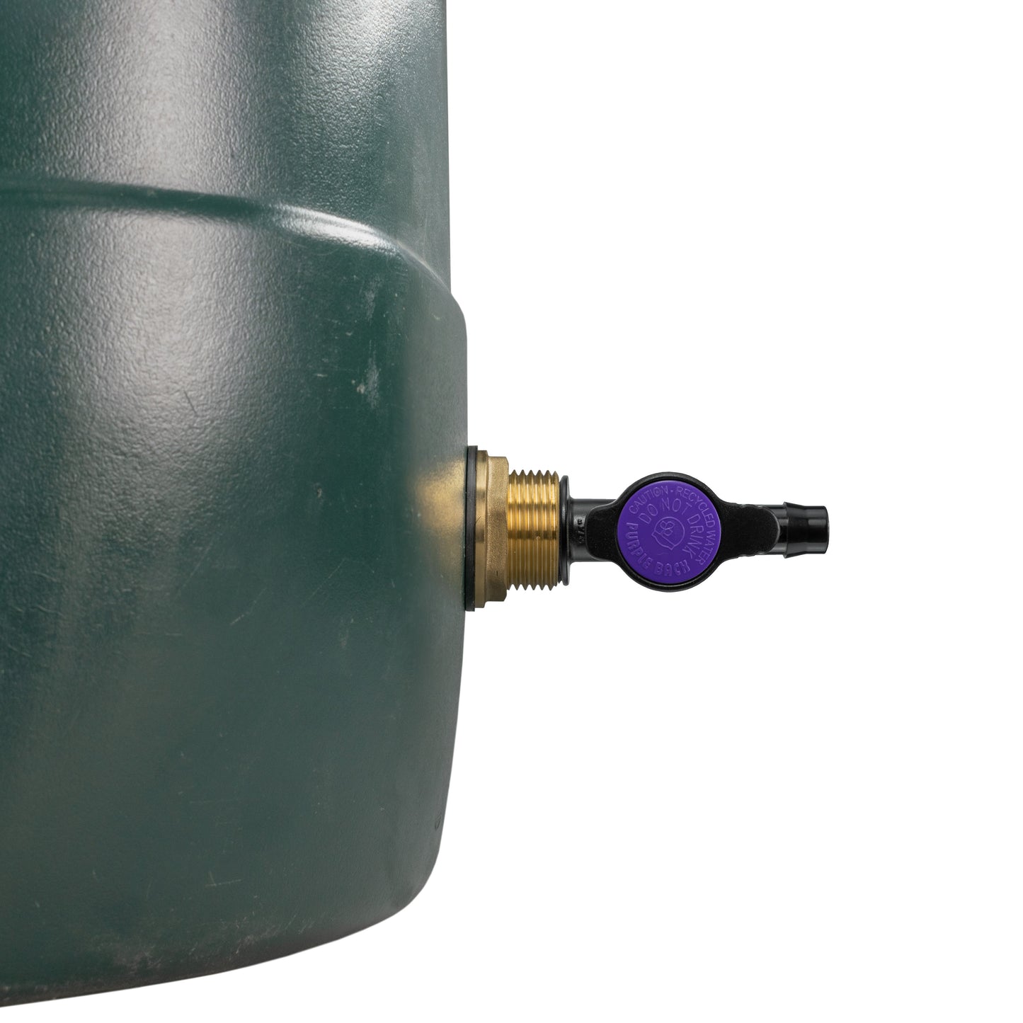 Water Butt Brass Kit 1in with 13mm Barb Irrigation Valve for Brass Water Fitting