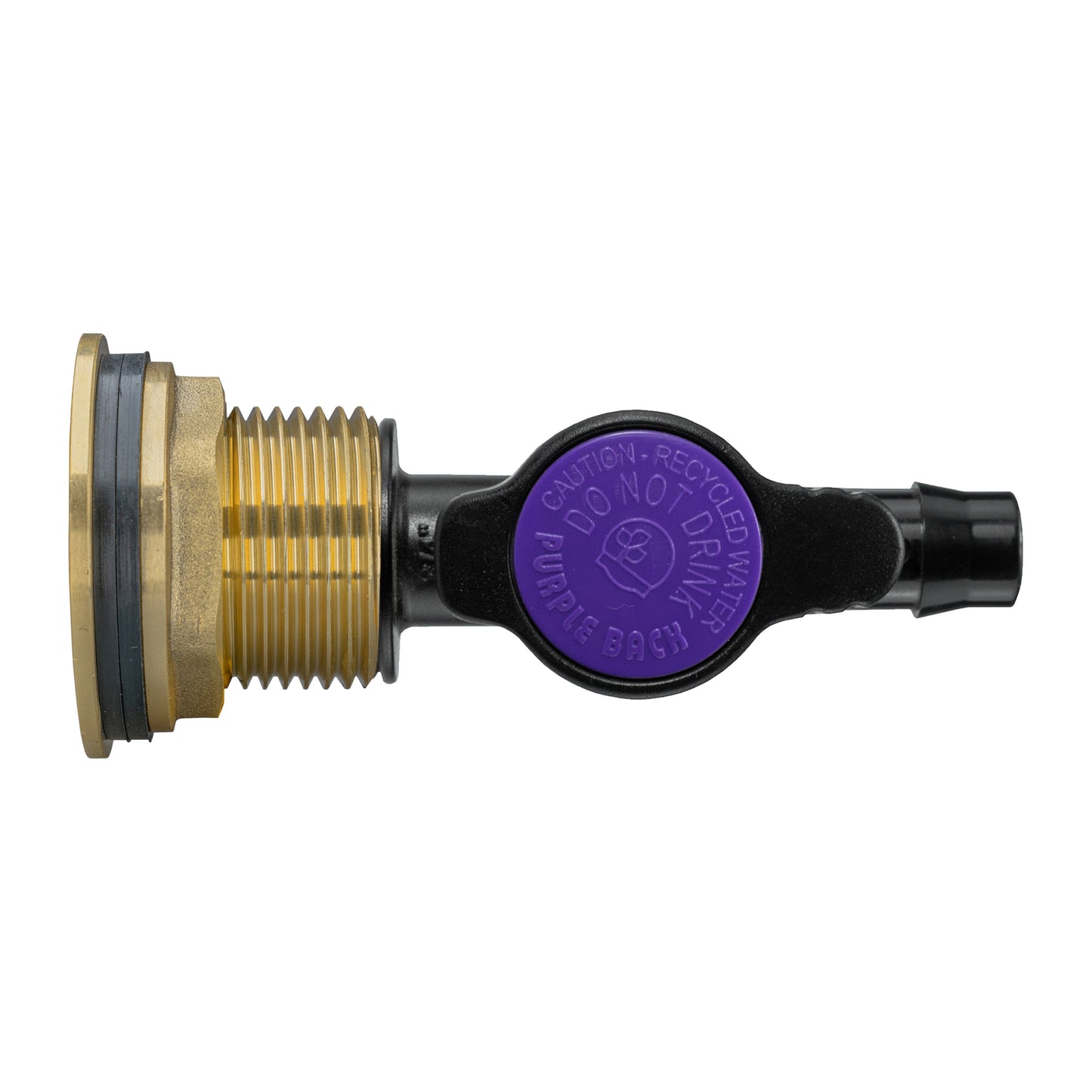 AP Supplies Water Butt Brass Kit 1" with 13mm Barb Irrigation Valve and Drill Bit