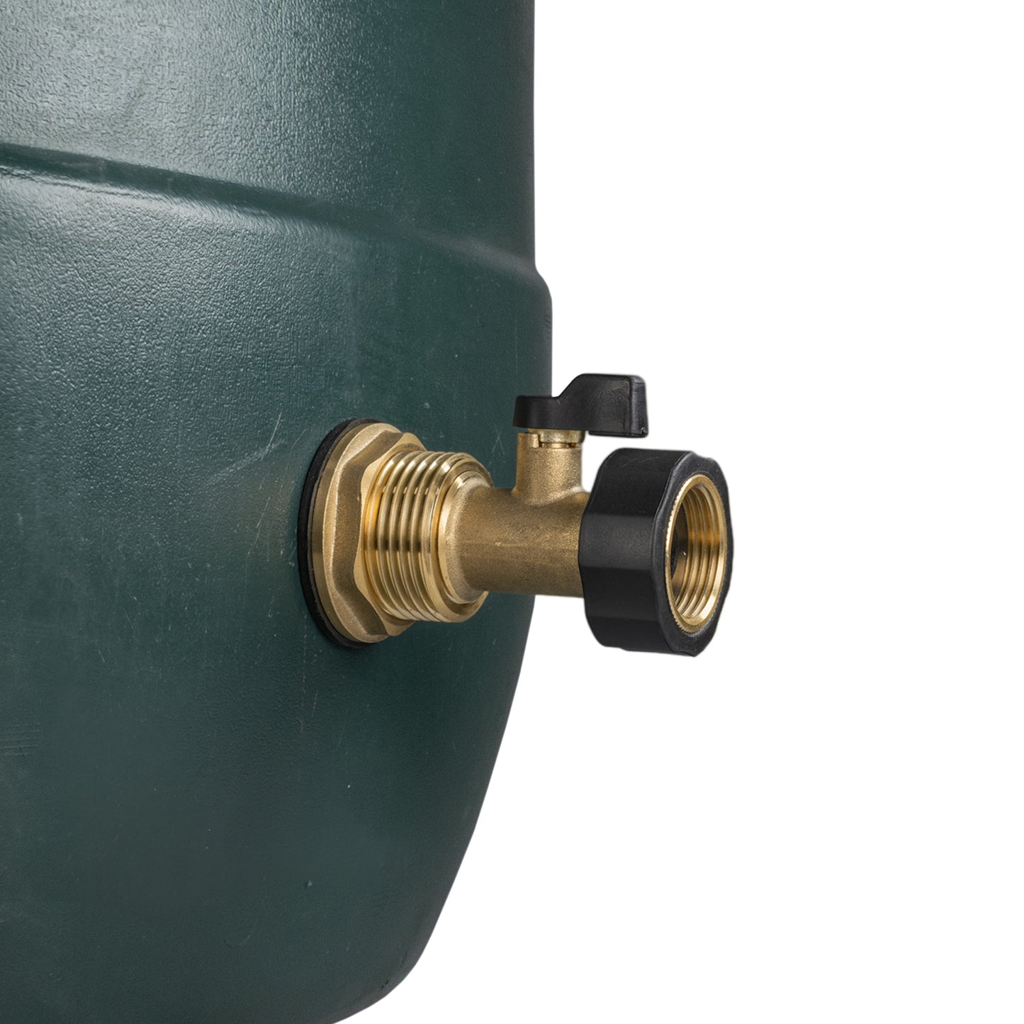 Water Butt Brass Kit 1in with Brass Valve Hose Connector Set Brass Water Fitting