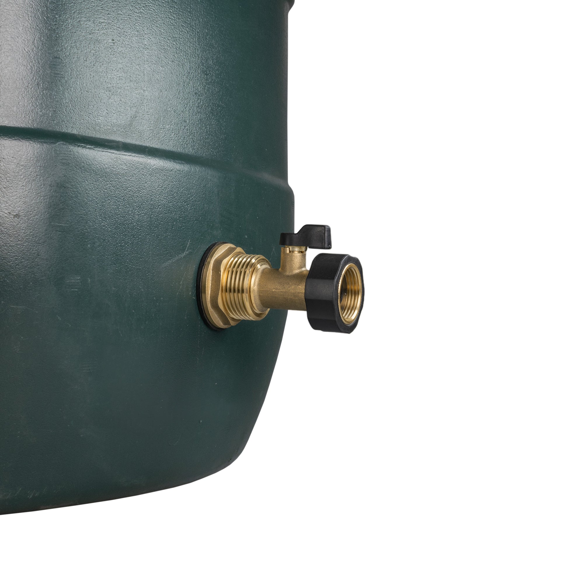 AP Supplies Water Butt Brass Kit 1" with Brass Valve and Drill Bit