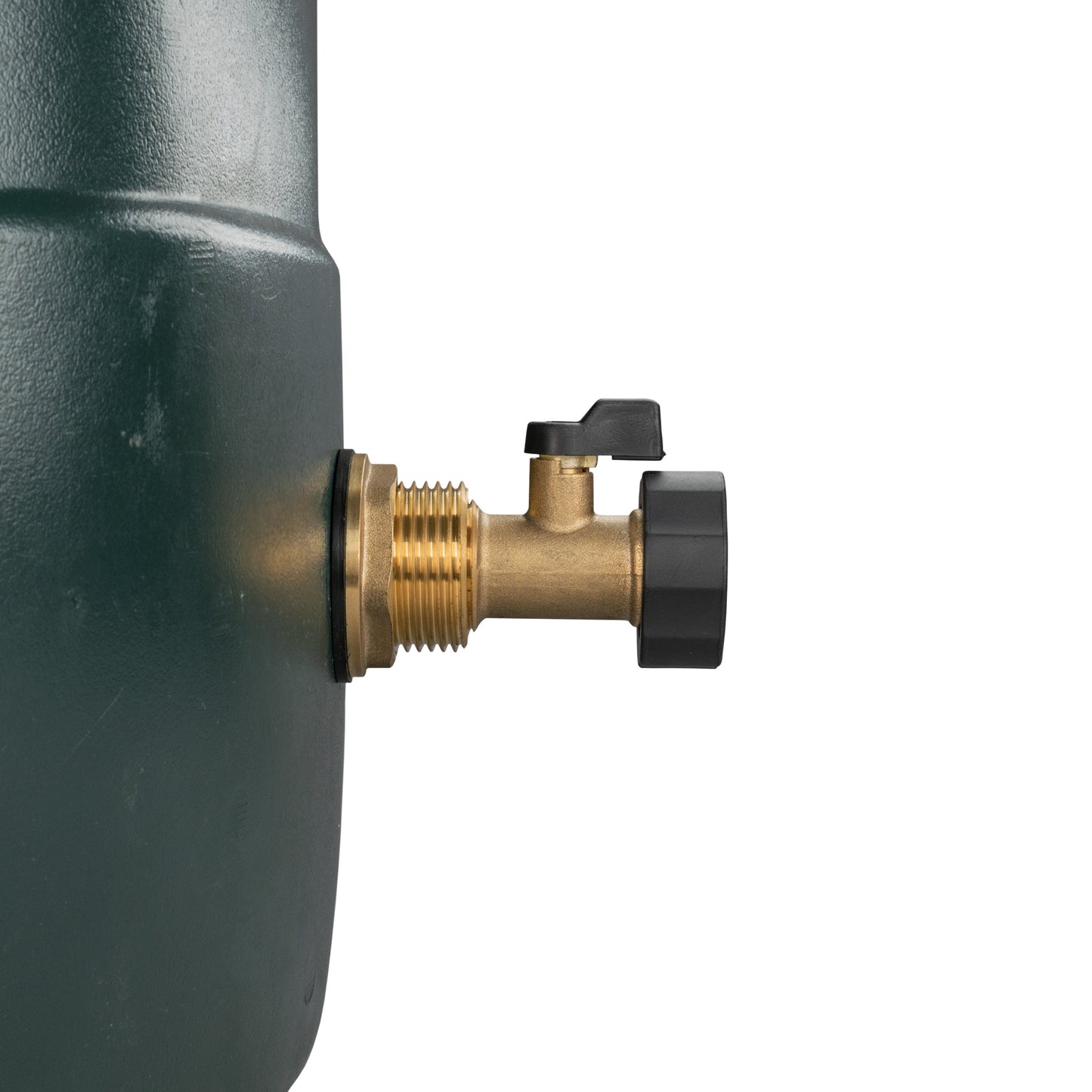 AP Supplies Water Butt Brass Kit 1" with Brass Valve and Drill Bit
