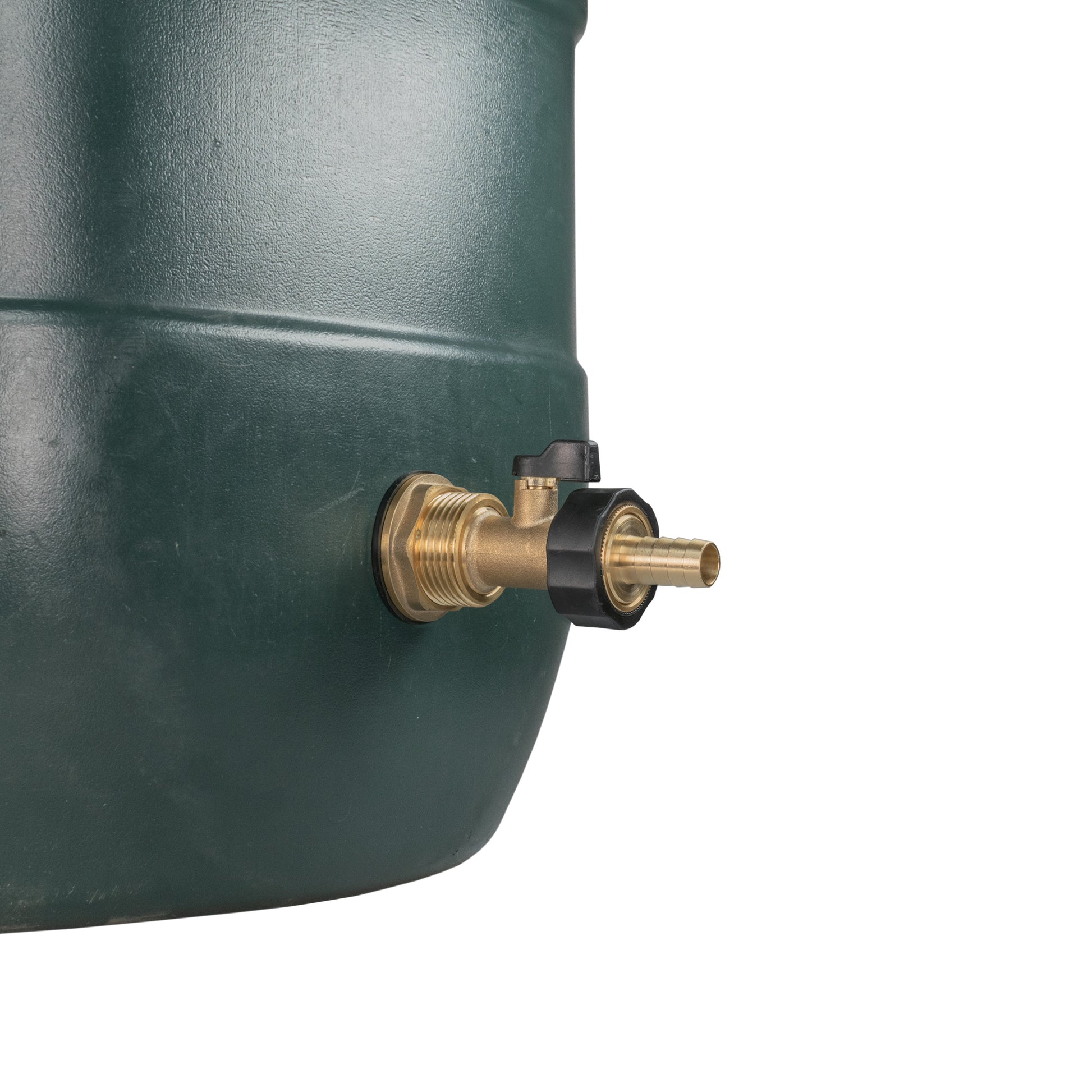 AP Supplies Water Butt Brass Kit 1" with Brass Valve + 13mm Barb and Drill Bit