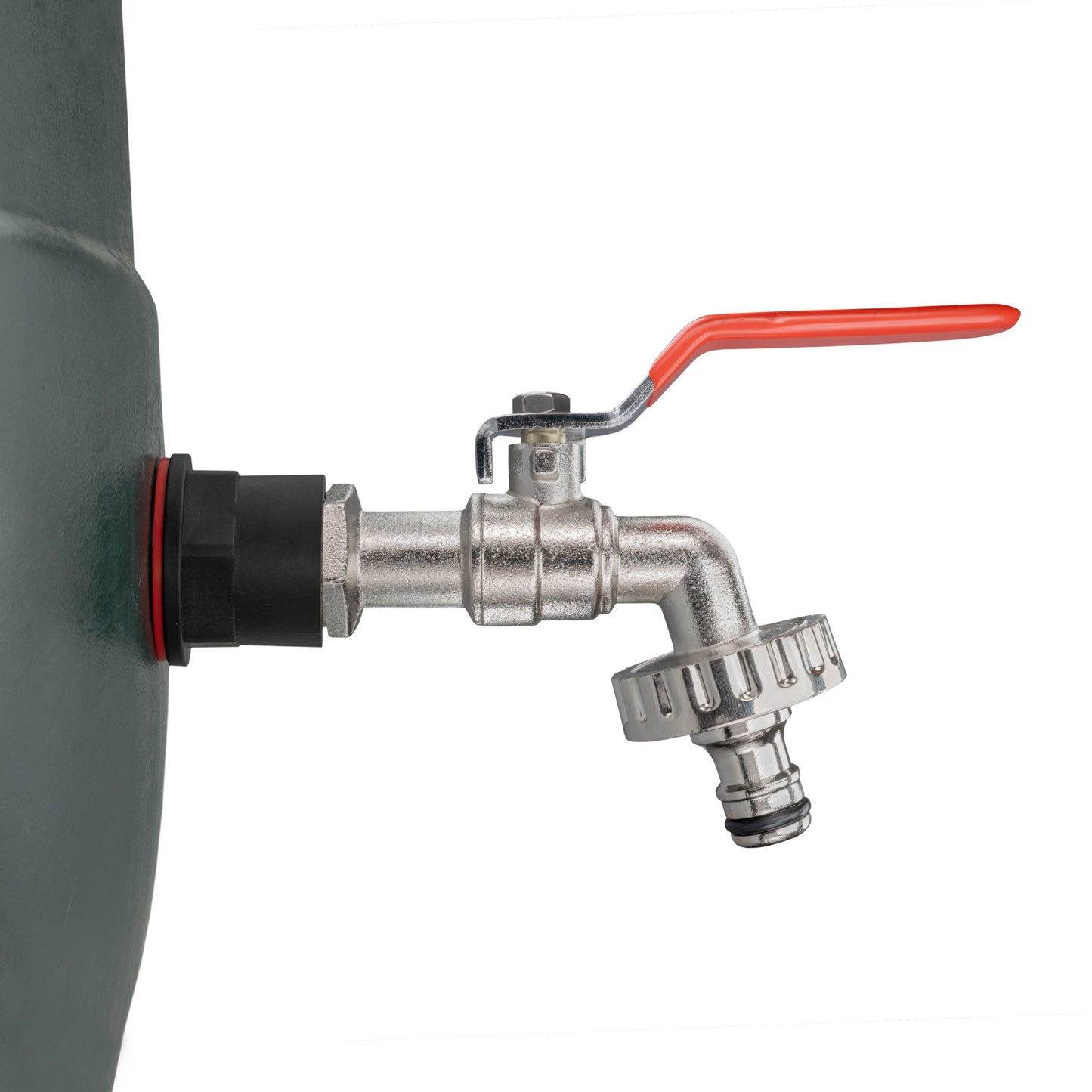 Water Butt Kit 3/4in with Quick Connect Lever Tap Hose Connector Set Tap Adapter