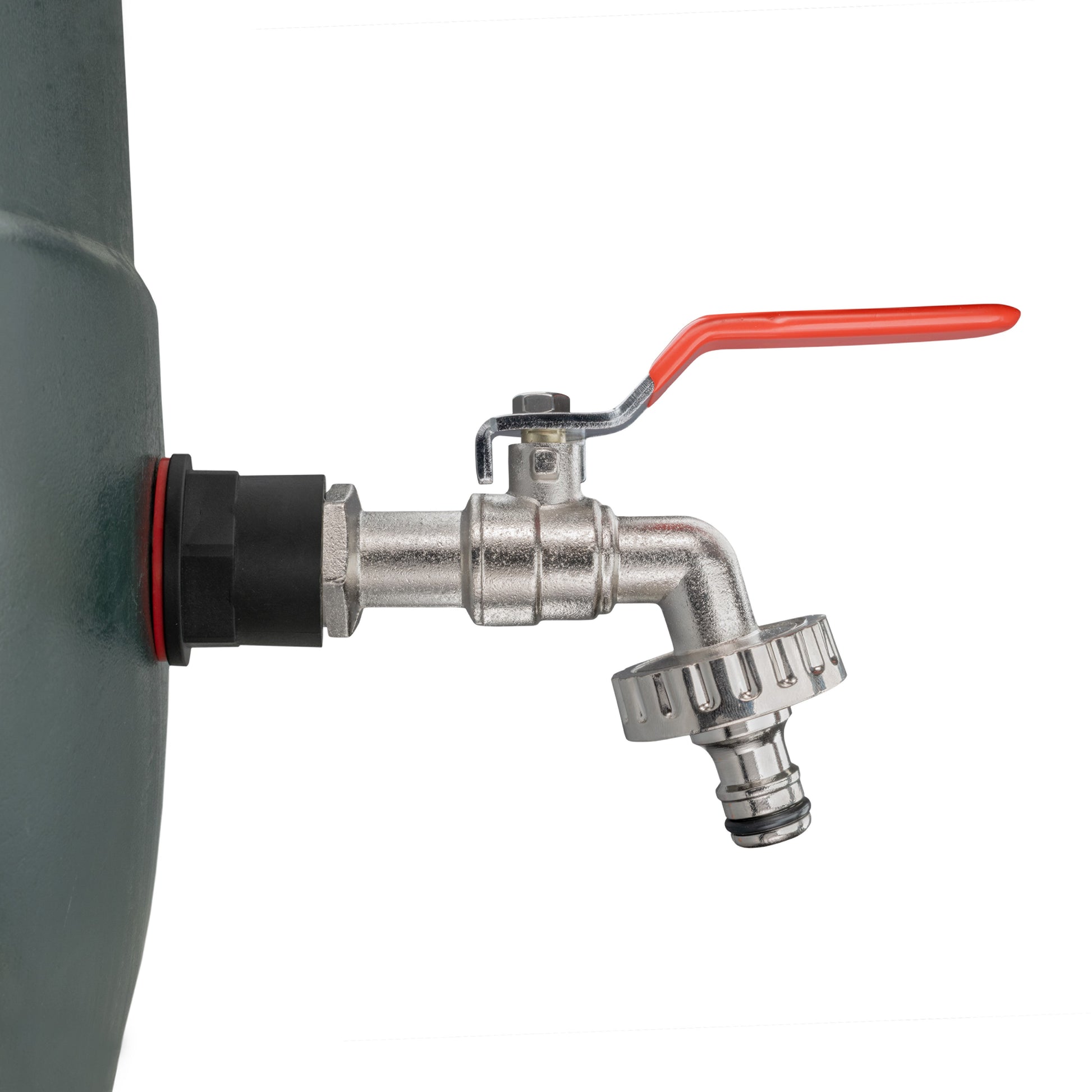 AP Supplies Water Butt Kit 3/4" with Quick Connect Lever Tap and Drill Bit