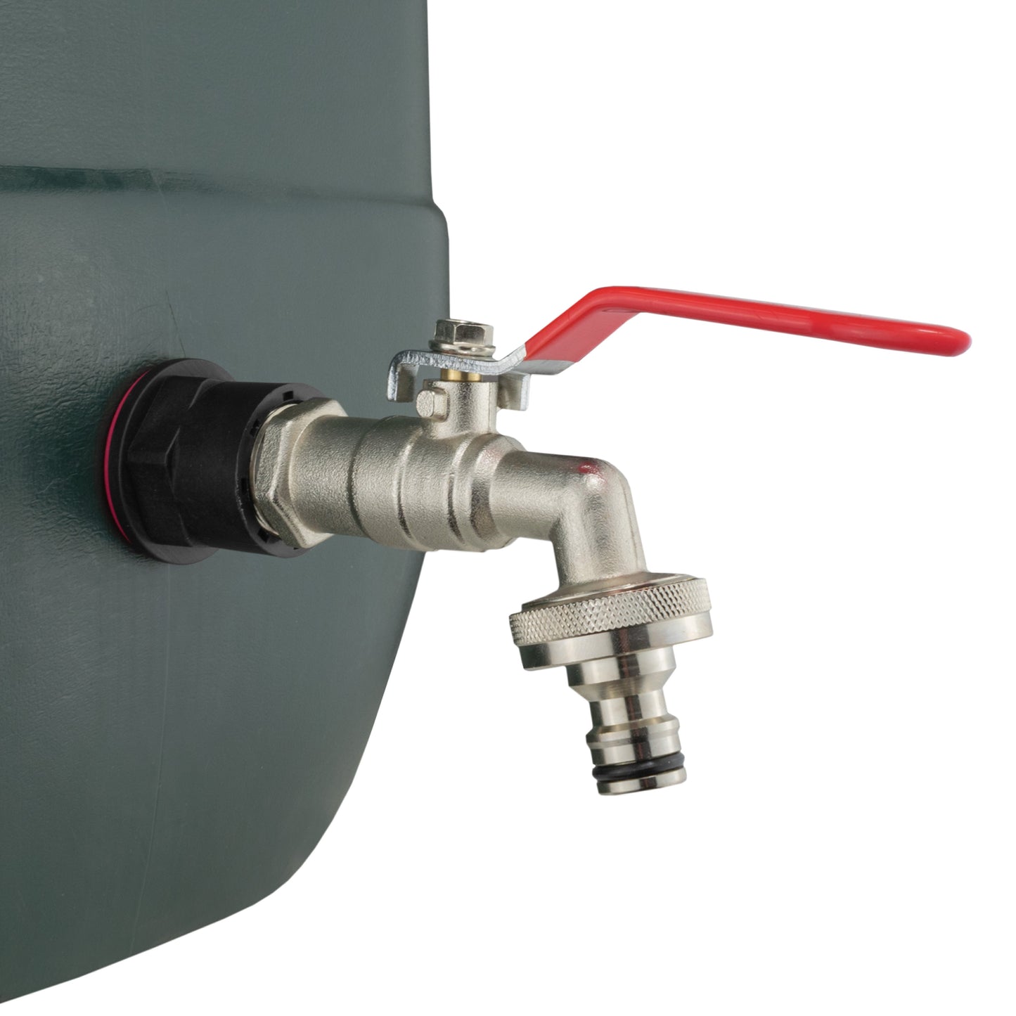 Water Butt Kit 3/4in with Quick Connect Lever Tap Hose Connector Set Tap Adapter