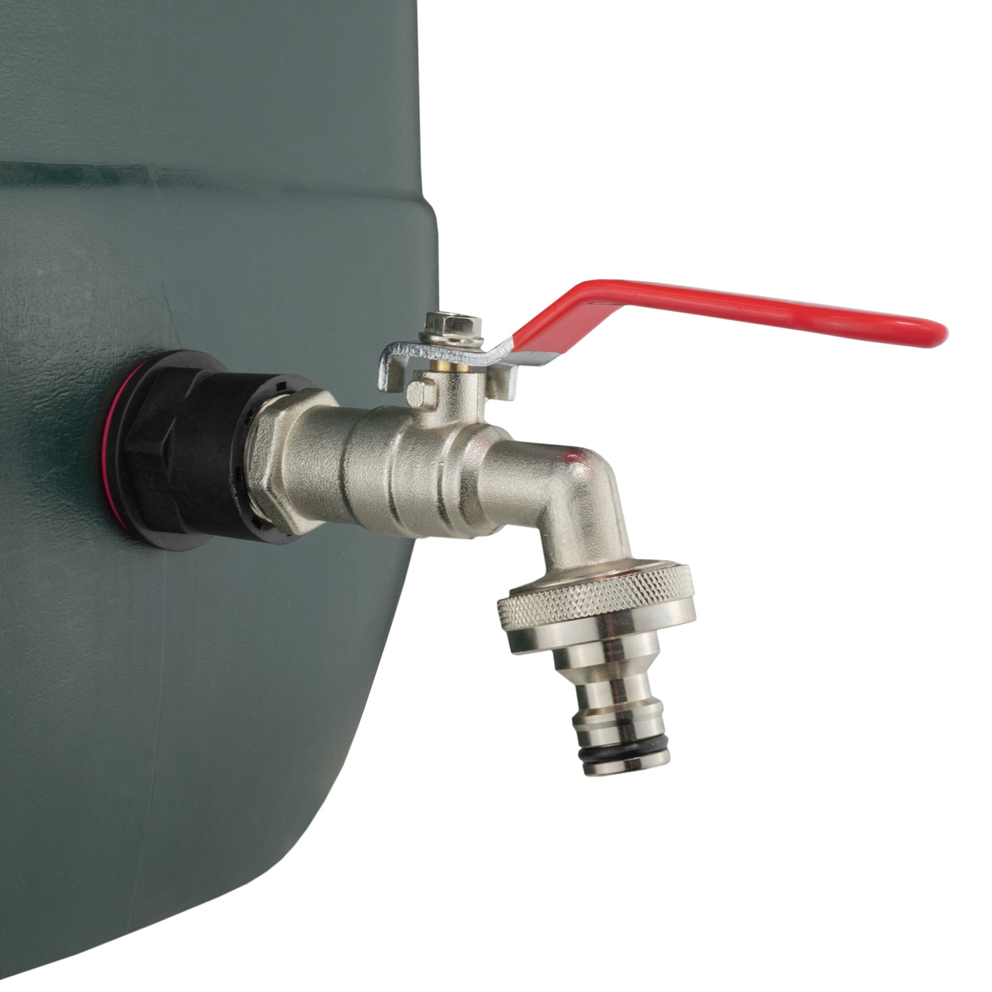 AP Supplies Water Butt Kit 3/4" with Quick Connect Lever Tap and Drill Bit