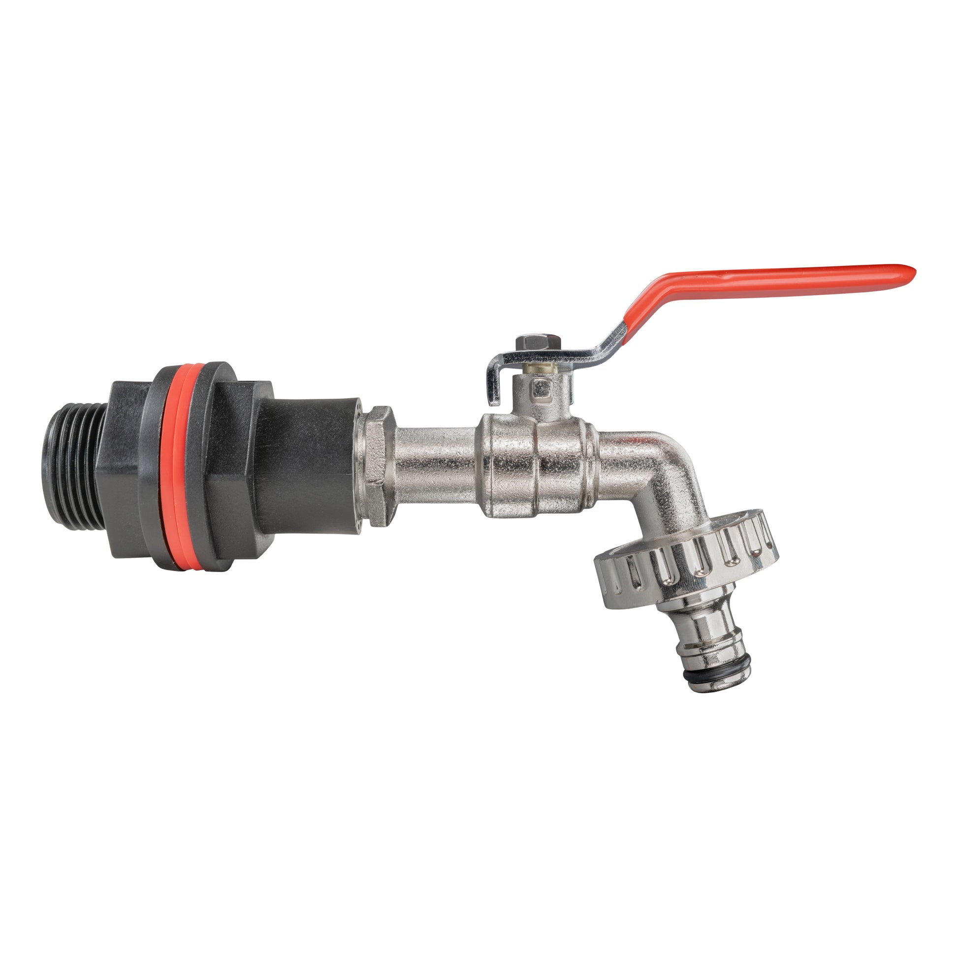 AP Supplies Water Butt Kit 3/4" with Quick Connect Lever Tap and Drill Bit