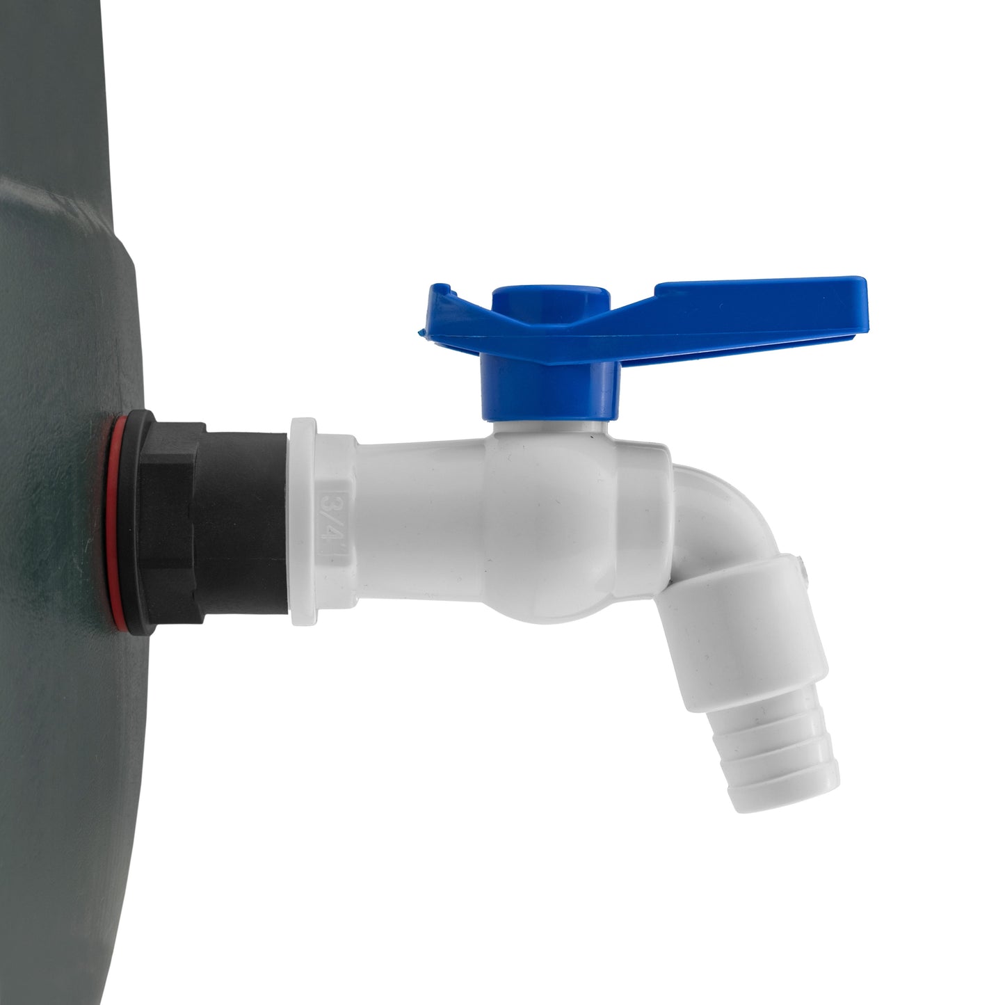 AP Supplies Water Butt Kit 3/4" with White PVC Tap and Drill Bit