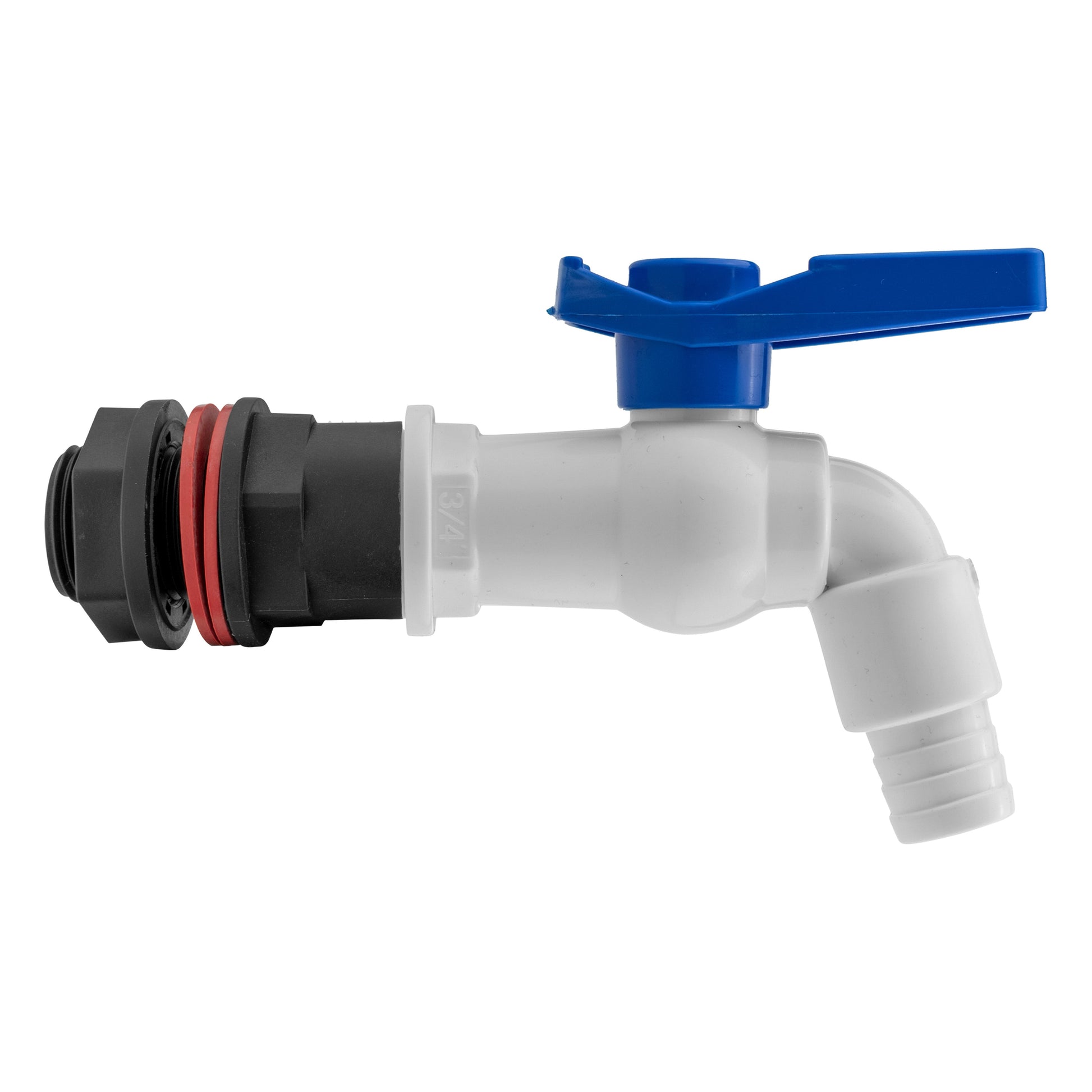 AP Supplies Water Butt Kit 3/4" with White PVC Tap and Drill Bit