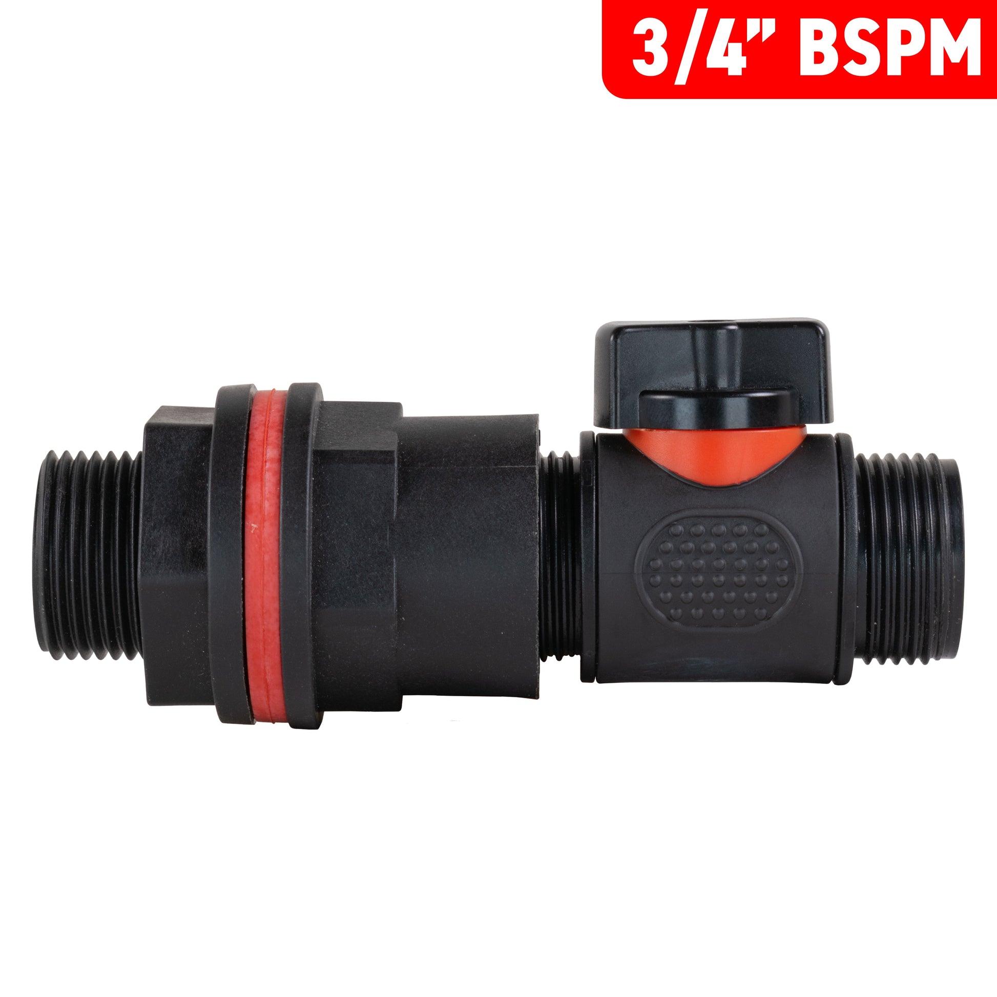 AP Supplies Water Butt Kit 3/4" with 3/4" BSP In-Line Valve and Drill Bit