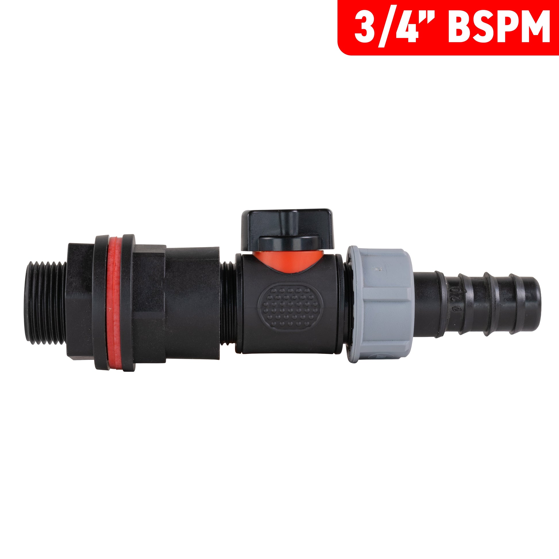 AP Supplies Water Butt Kit 3/4" with In-Line Valve + 3/4" Barb and Drill Bit