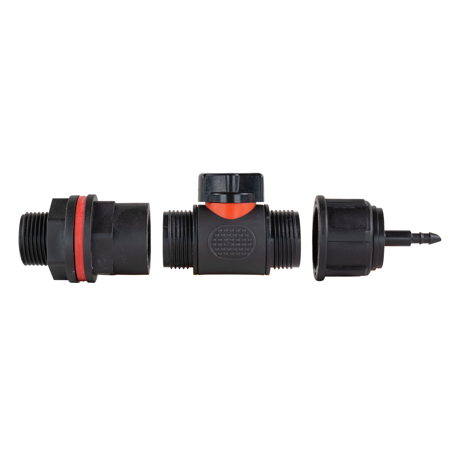 AP Supplies Water Butt Kit 3/4" with In-Line Valve + 4mm Micro Barb and Drill Bit