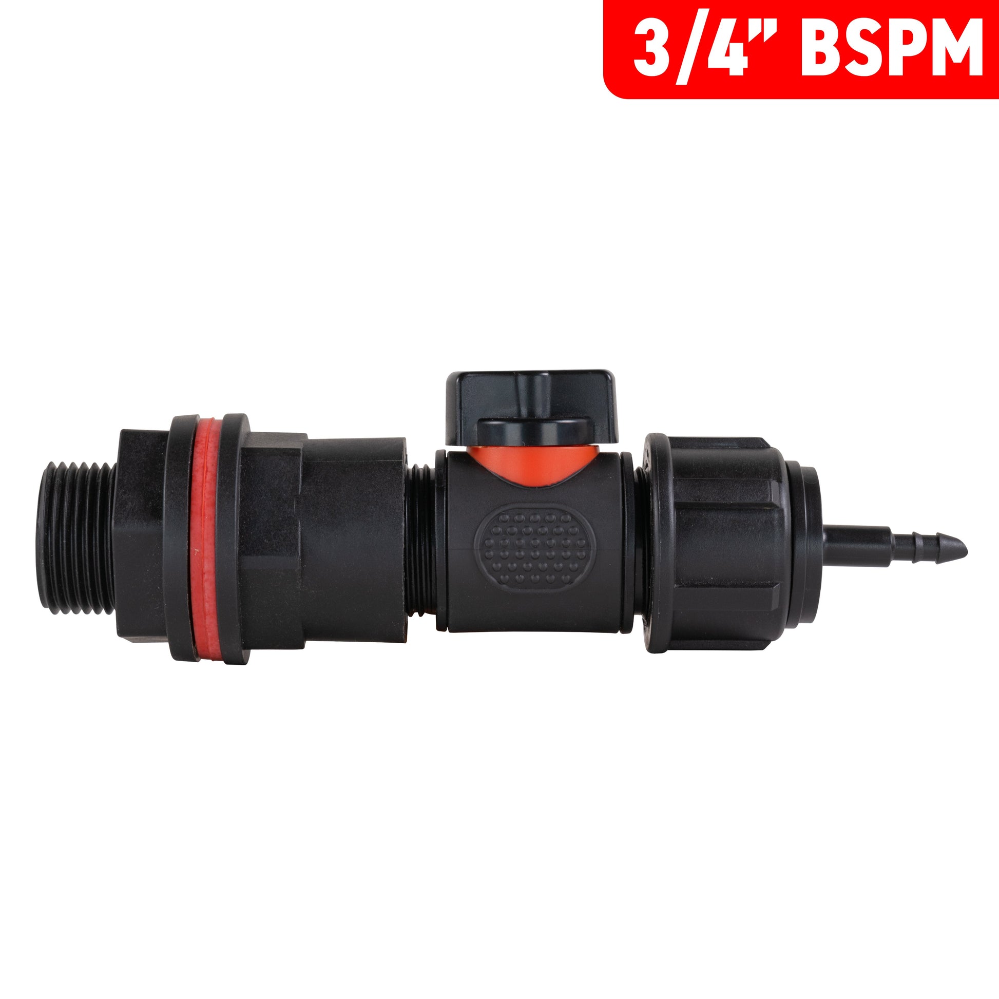 AP Supplies Water Butt Kit 3/4" with In-Line Valve + 4mm Micro Barb and Drill Bit