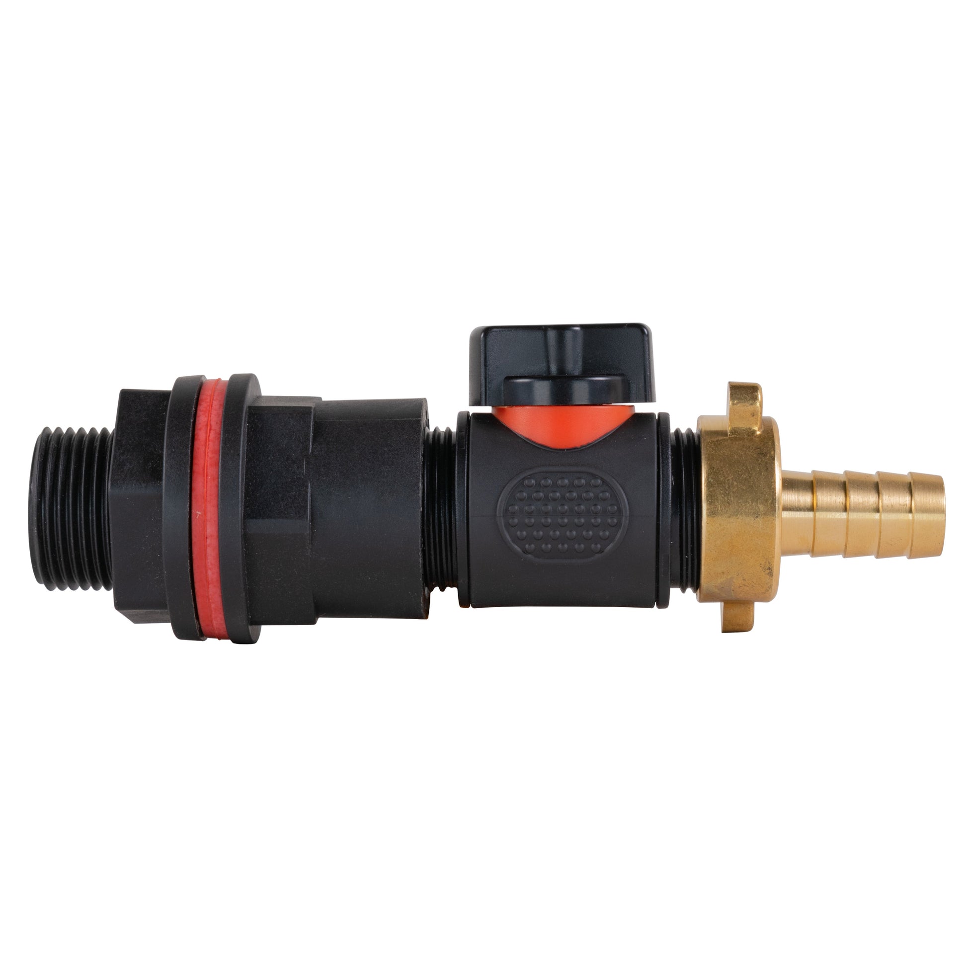 AP Supplies Water Butt Kit 3/4" with In-Line Valve + 13mm Brass Barb and Drill Bit