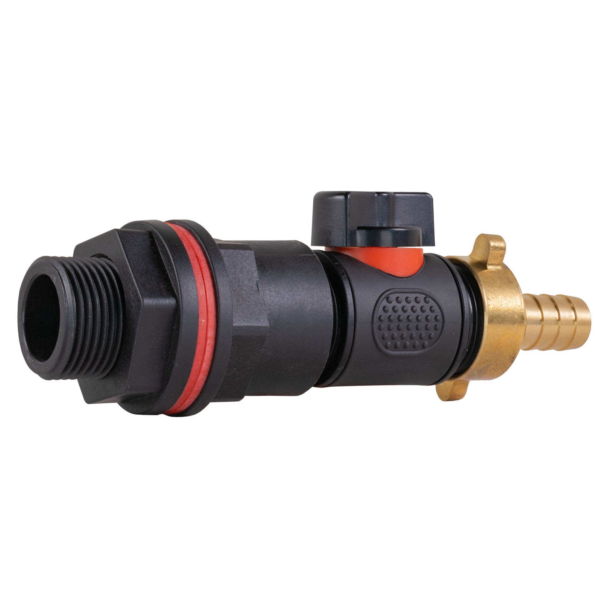 AP Supplies Water Butt Kit 3/4" with In-Line Valve + 13mm Brass Barb and Drill Bit