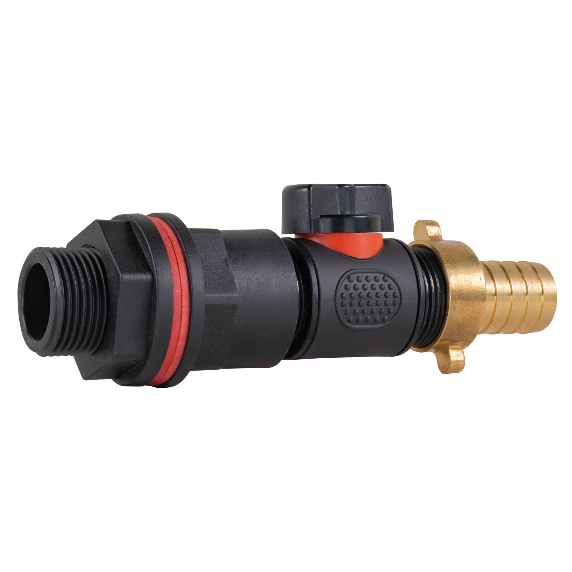 AP Supplies Water Butt Kit 3/4" with In-Line Valve + 19mm Brass Barb and Drill Bit