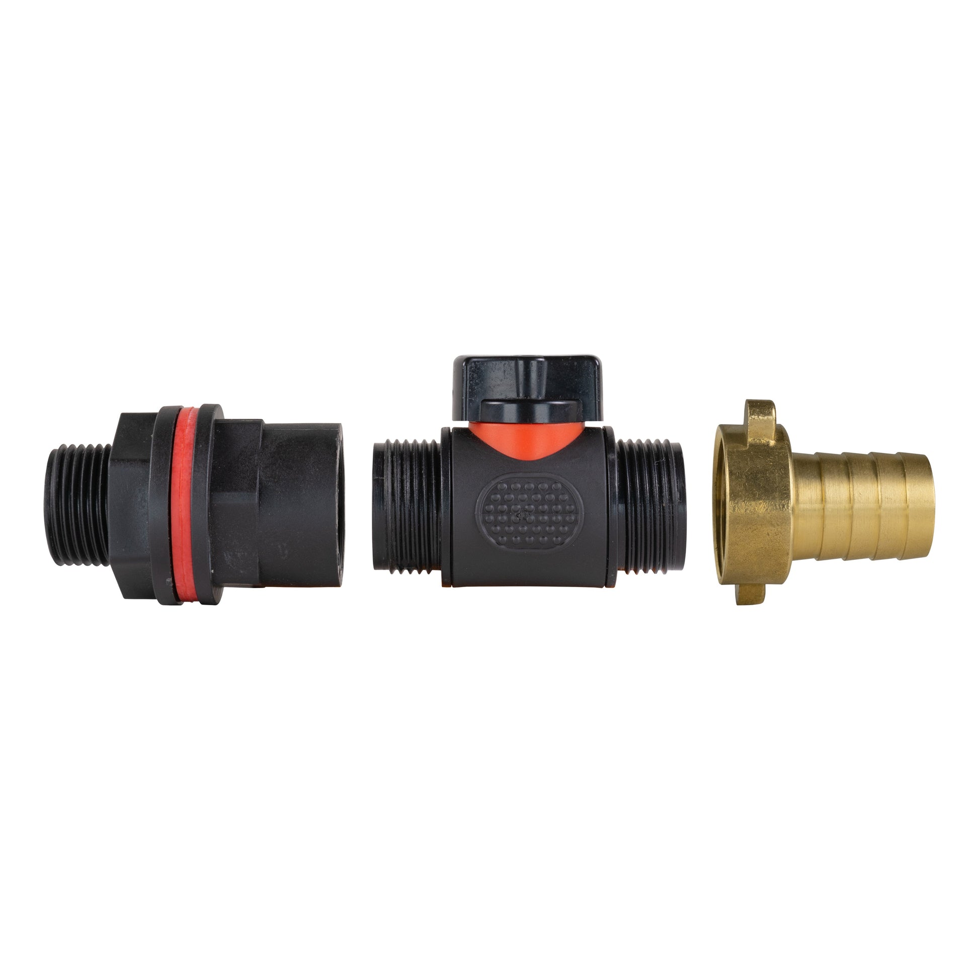 AP Supplies Water Butt Kit 3/4" with In-Line Valve + 19mm Brass Barb and Drill Bit