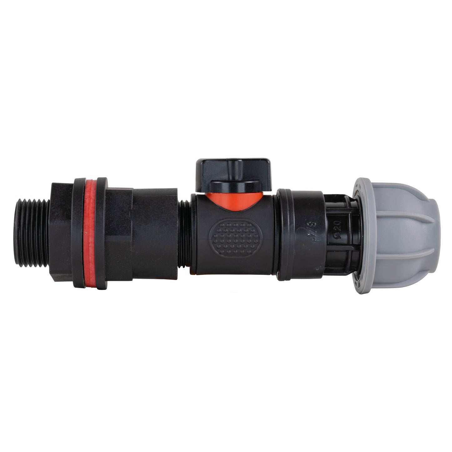 AP Supplies Water Butt Kit 3/4" with In-Line Valve + 25mm MDPE Joiner and Drill Bit