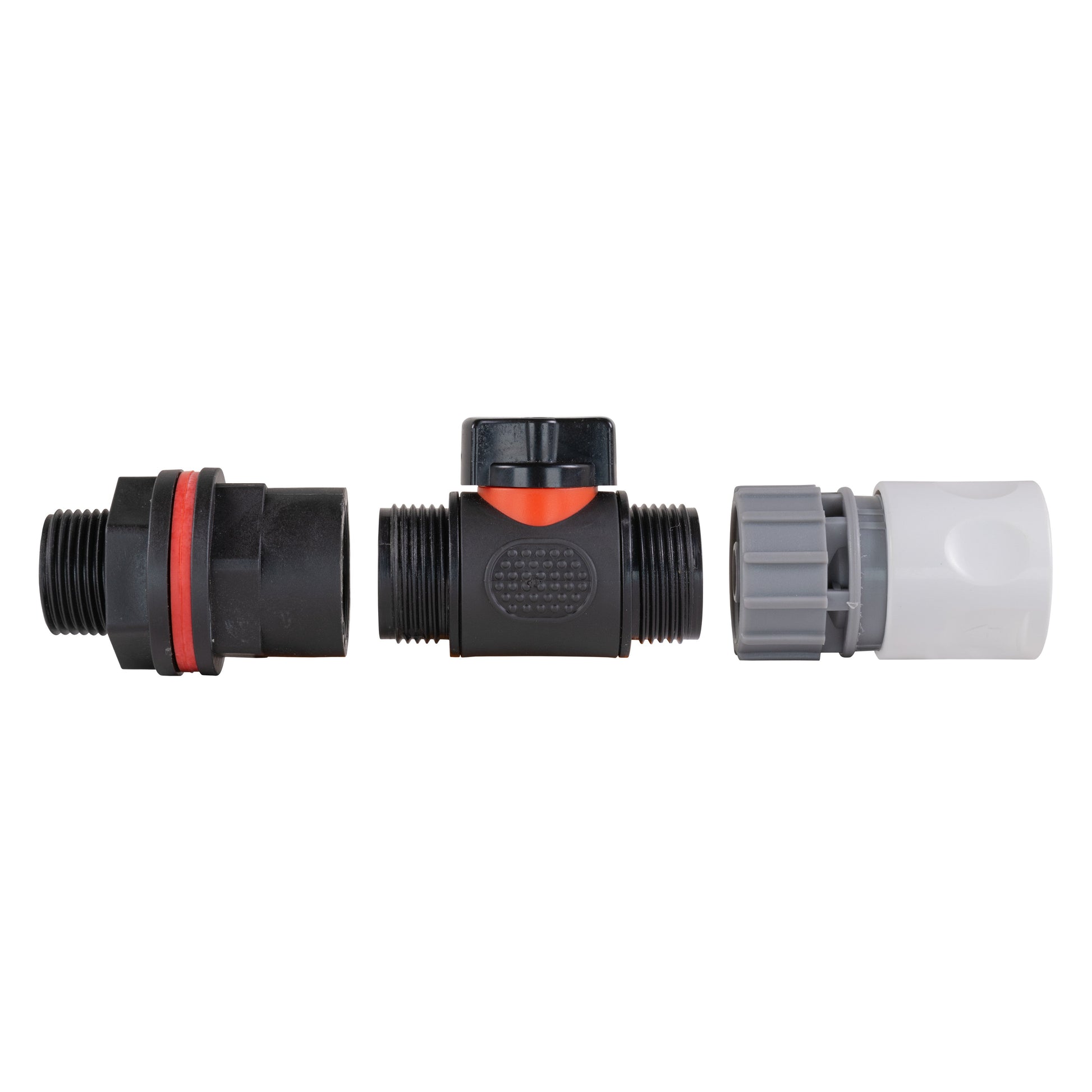 AP Supplies Water Butt Kit 3/4" with In-Line Valve + Female Quick Connector WL and Drill Bit
