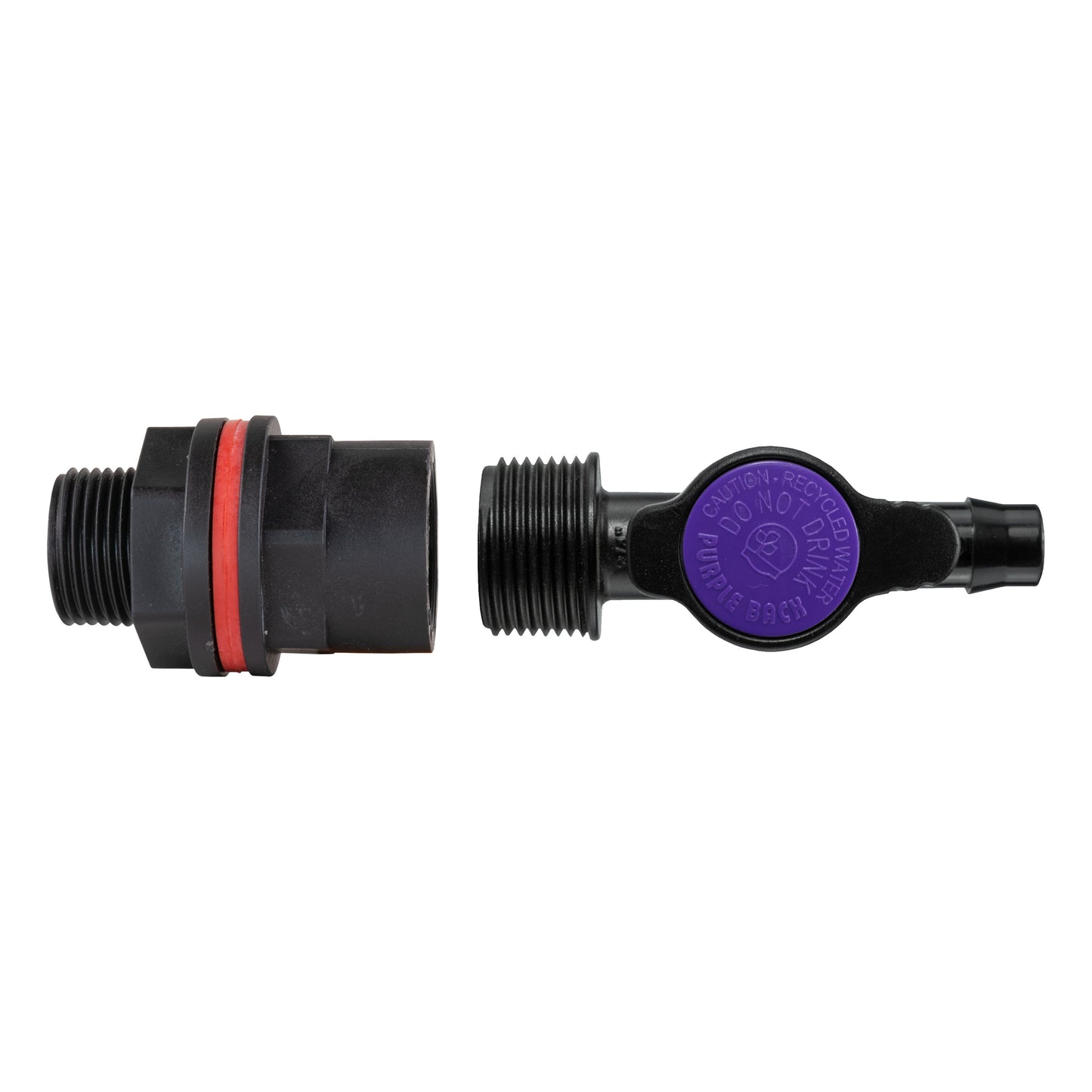 Water Butt Kit 3/4in with 13mm Barb Irrigation Valve for Drip Irrigation Fitting