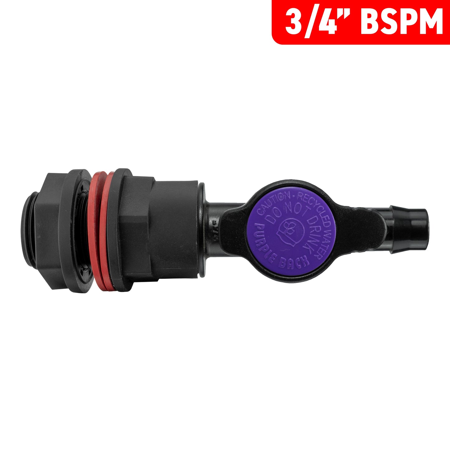 AP Supplies Water Butt Kit 3/4" with 13mm Barb Irrigation Valve and Drill Bit