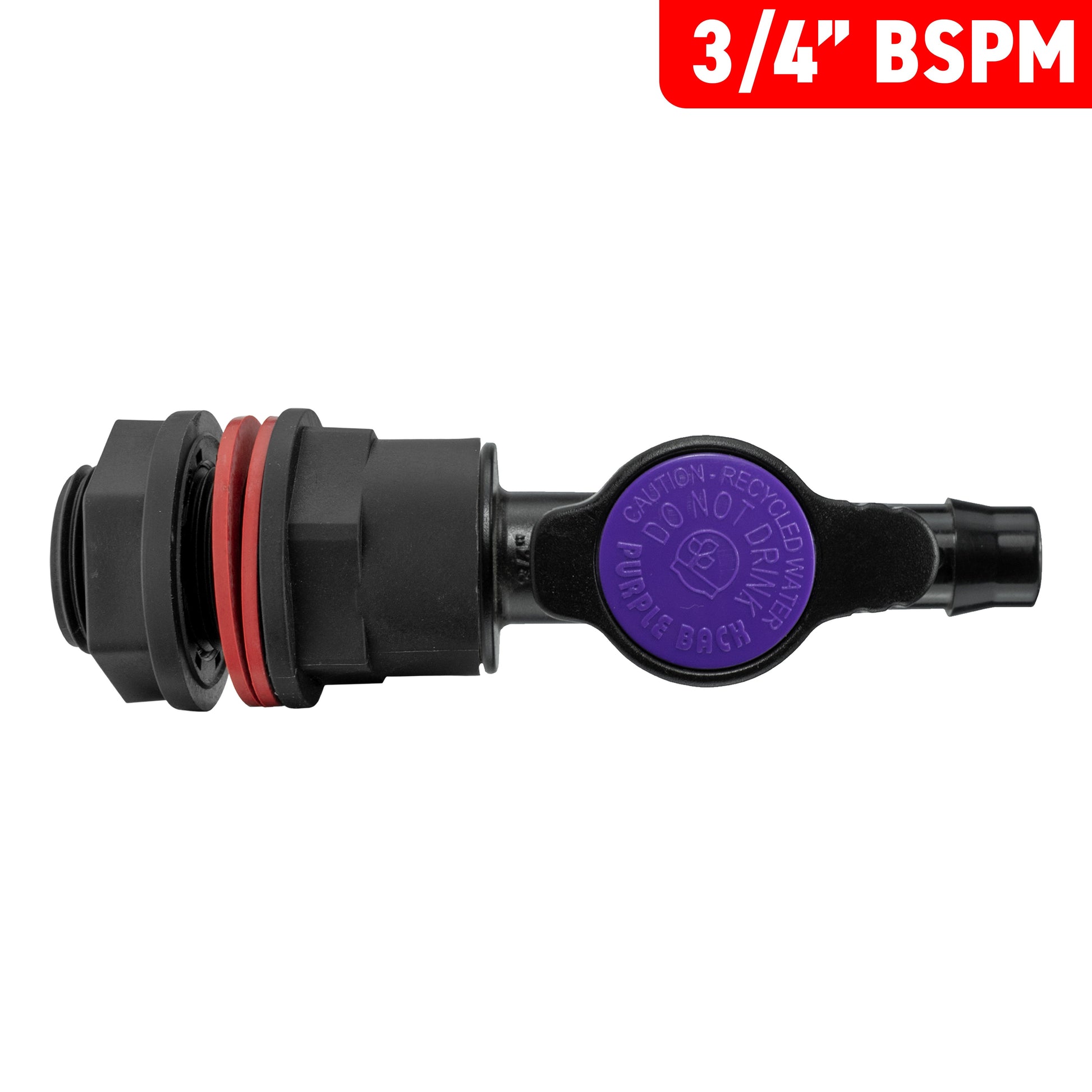 AP Supplies Water Butt Kit 3/4" with 13mm Barb Irrigation Valve and Drill Bit