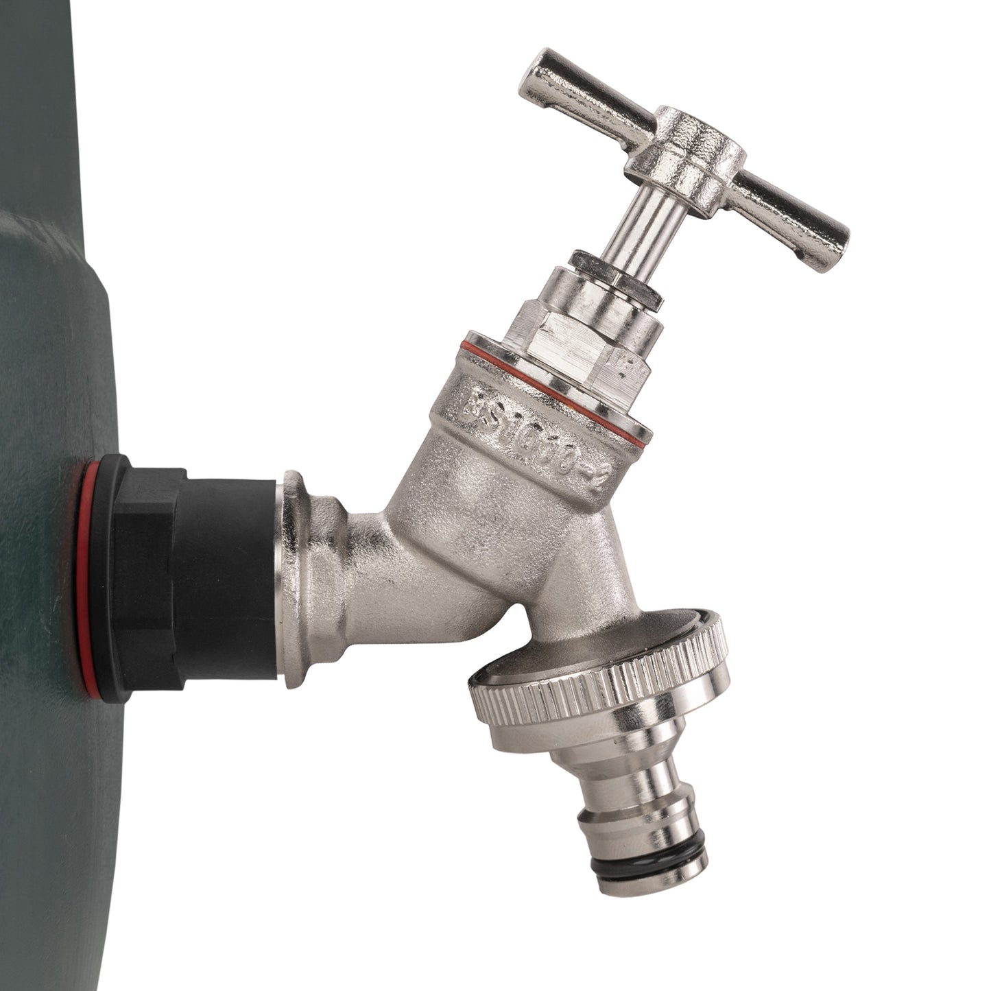 AP Supplies Water Butt Kit 3/4" with Nickel Plated Quick Connect Tap and Drill Bit