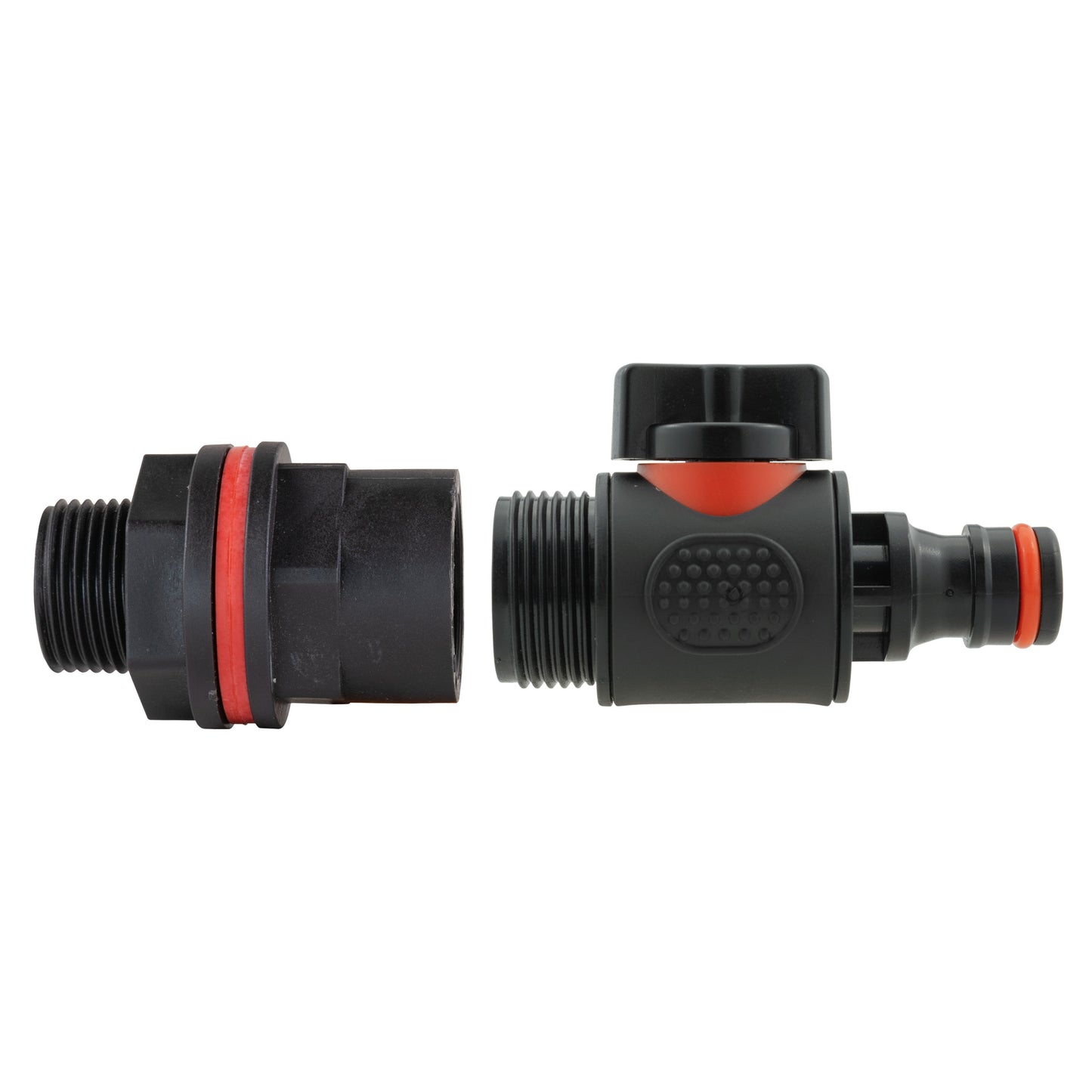 Water Butt Kit 3/4in with In-Line Quick Connector Valve for Outdoor Watering Kit