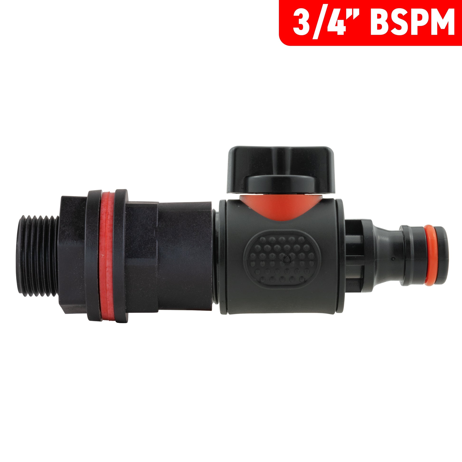 AP Supplies Water Butt Kit 3/4" with In-Line Quick Connector Valve and Drill Bit