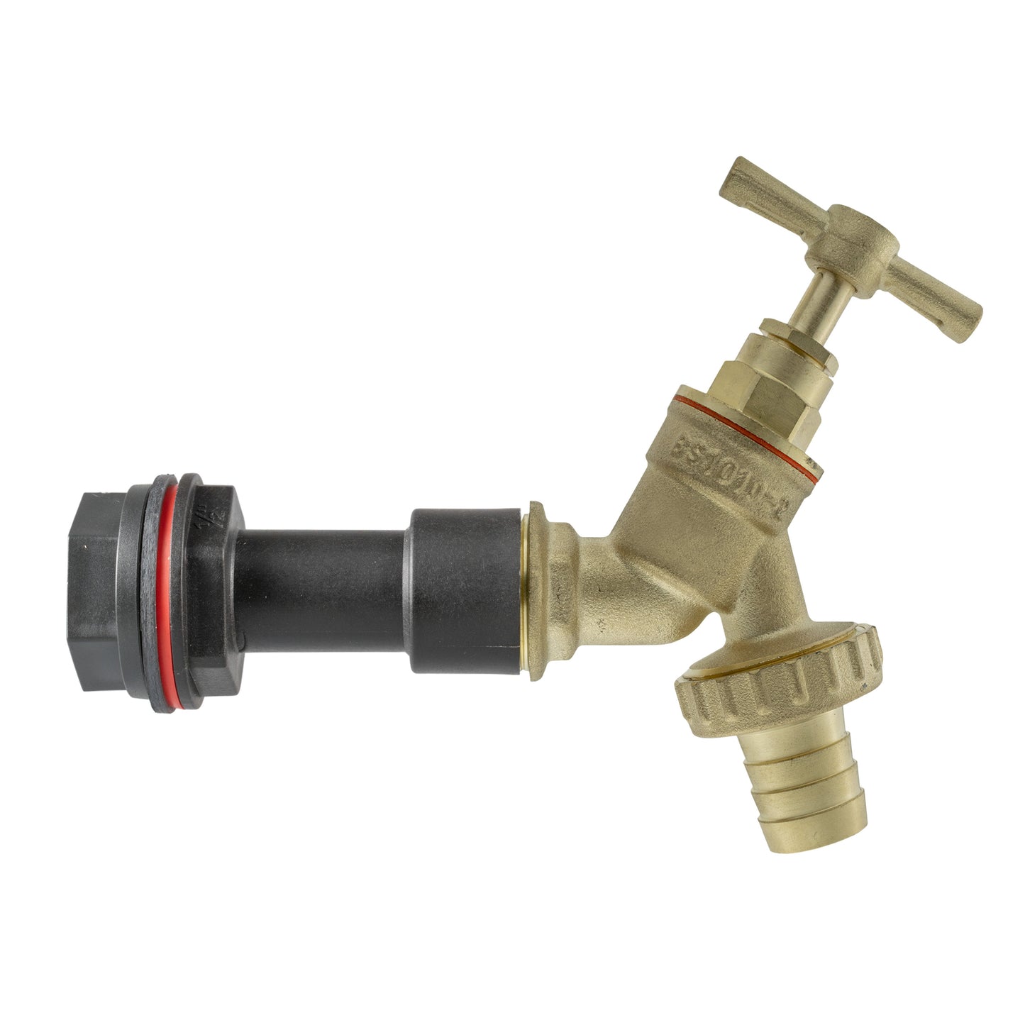 AP Supplies Water Butt Extension Kit 1/2" with Brass Barbed Tap and Drill Bit