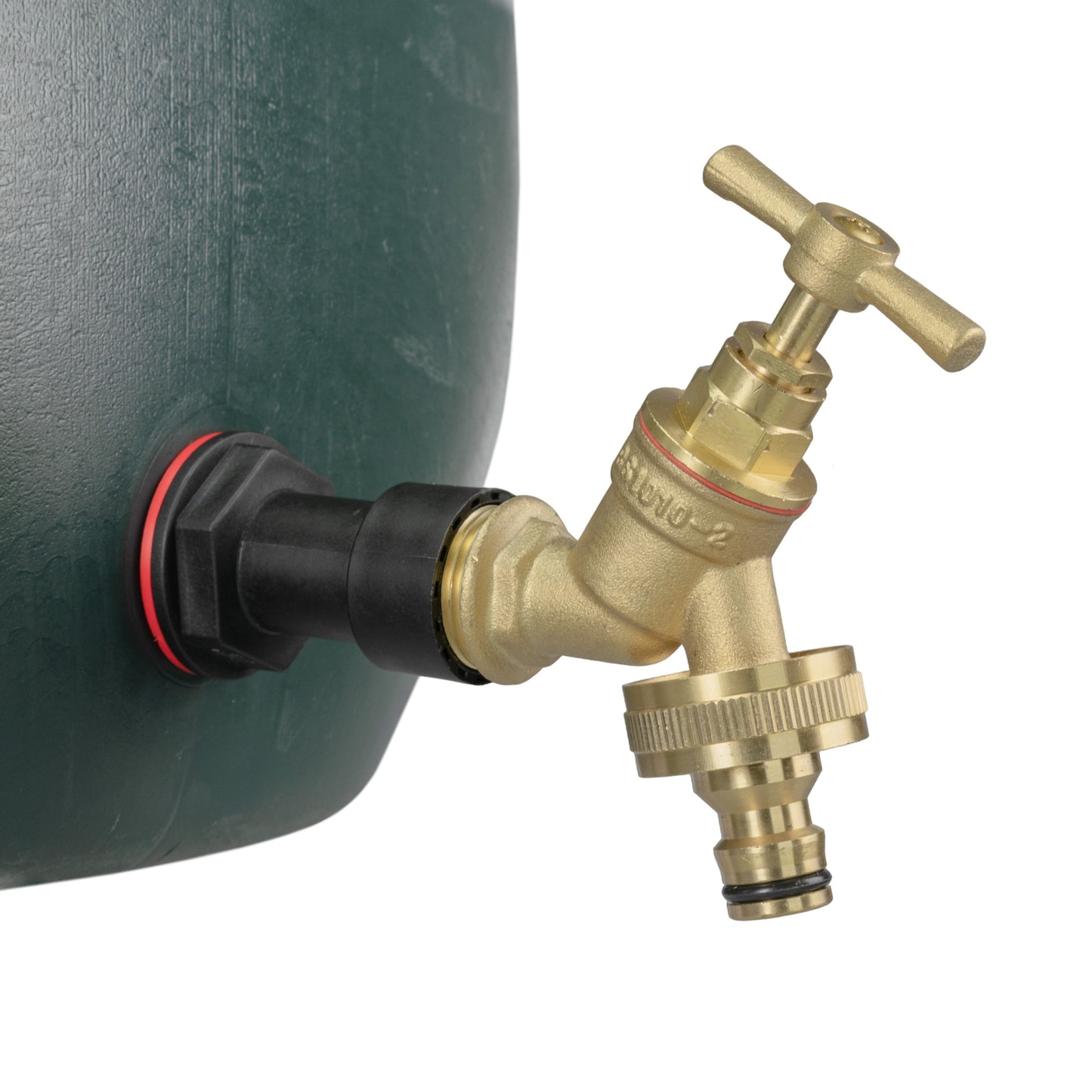 AP Supplies Water Butt Extension Kit 1/2" with Brass Quick Connect Tap and Drill Bit