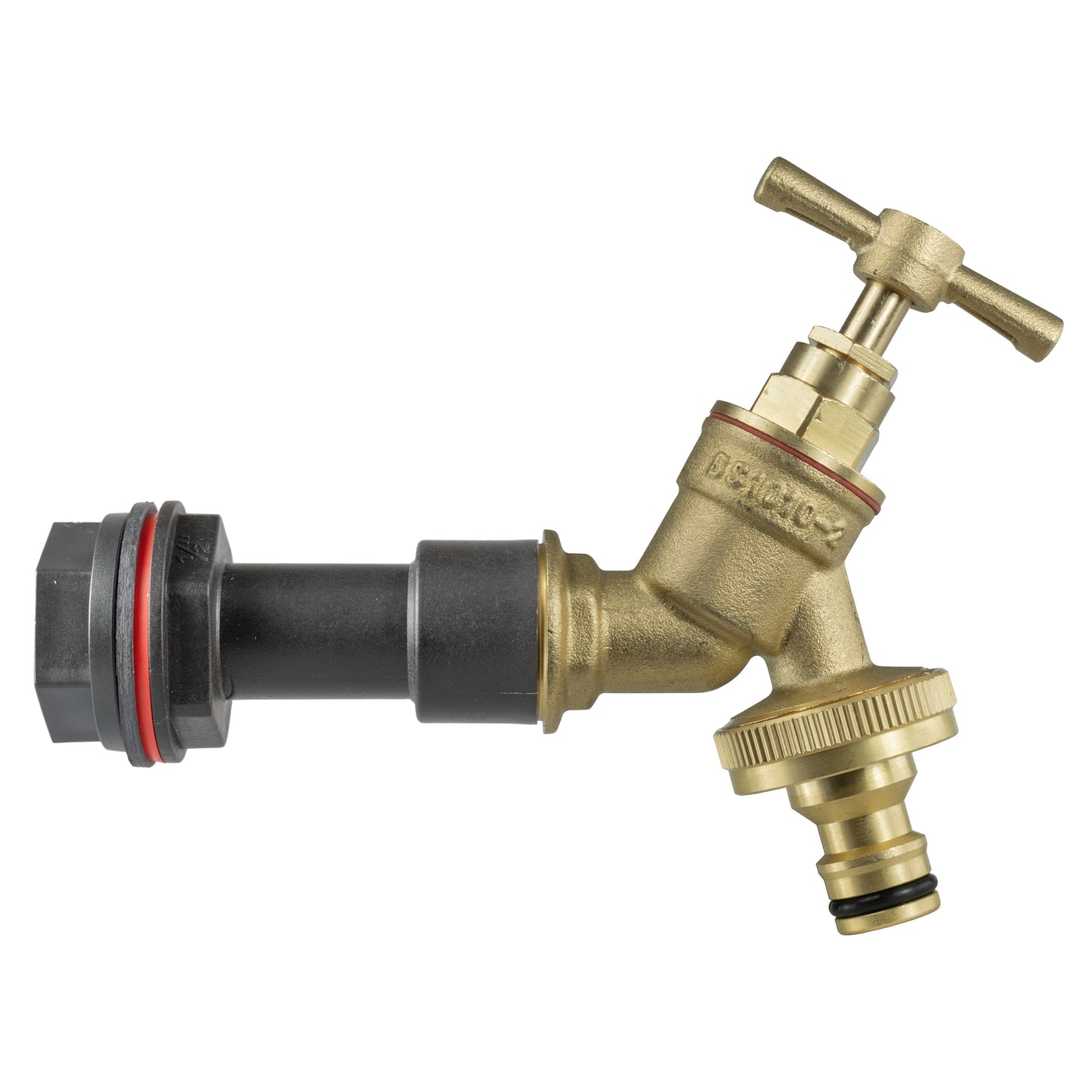 AP Supplies Water Butt Extension Kit 1/2" with Brass Quick Connect Tap and Drill Bit
