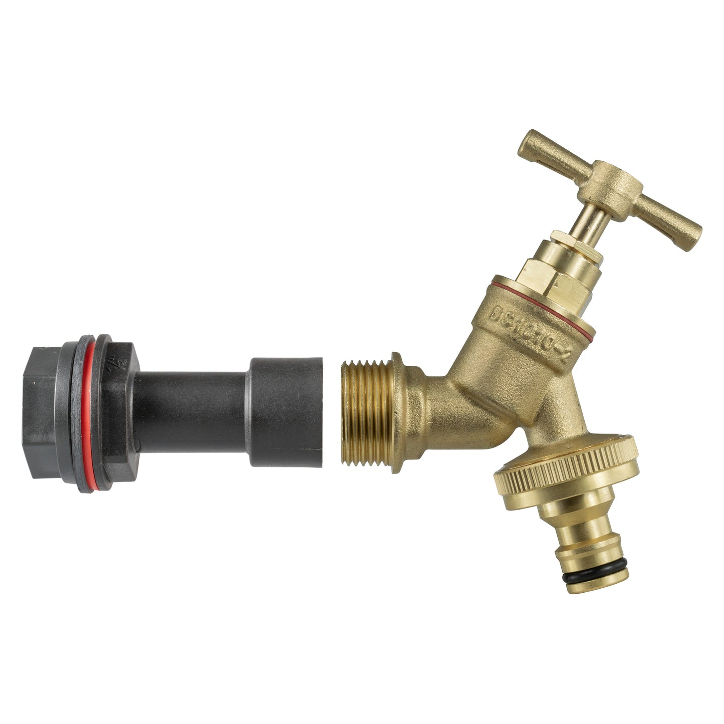 Water Butt Extension Kit 1/2in with Brass Quick Connect Tap Outdoor Watering Kit