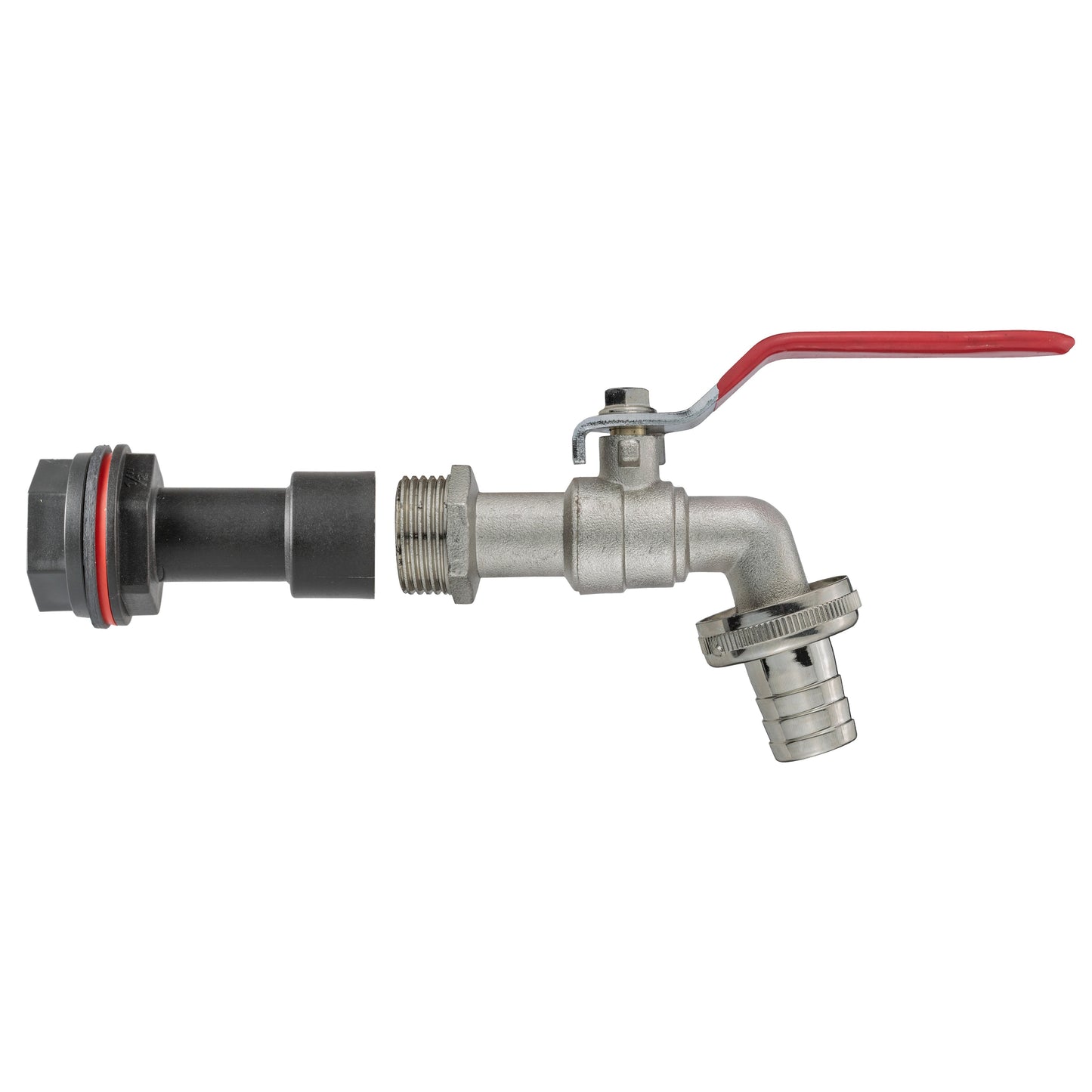 AP Supplies Water Butt Extension Kit 1/2" with Barbed Lever Tap and Drill Bit