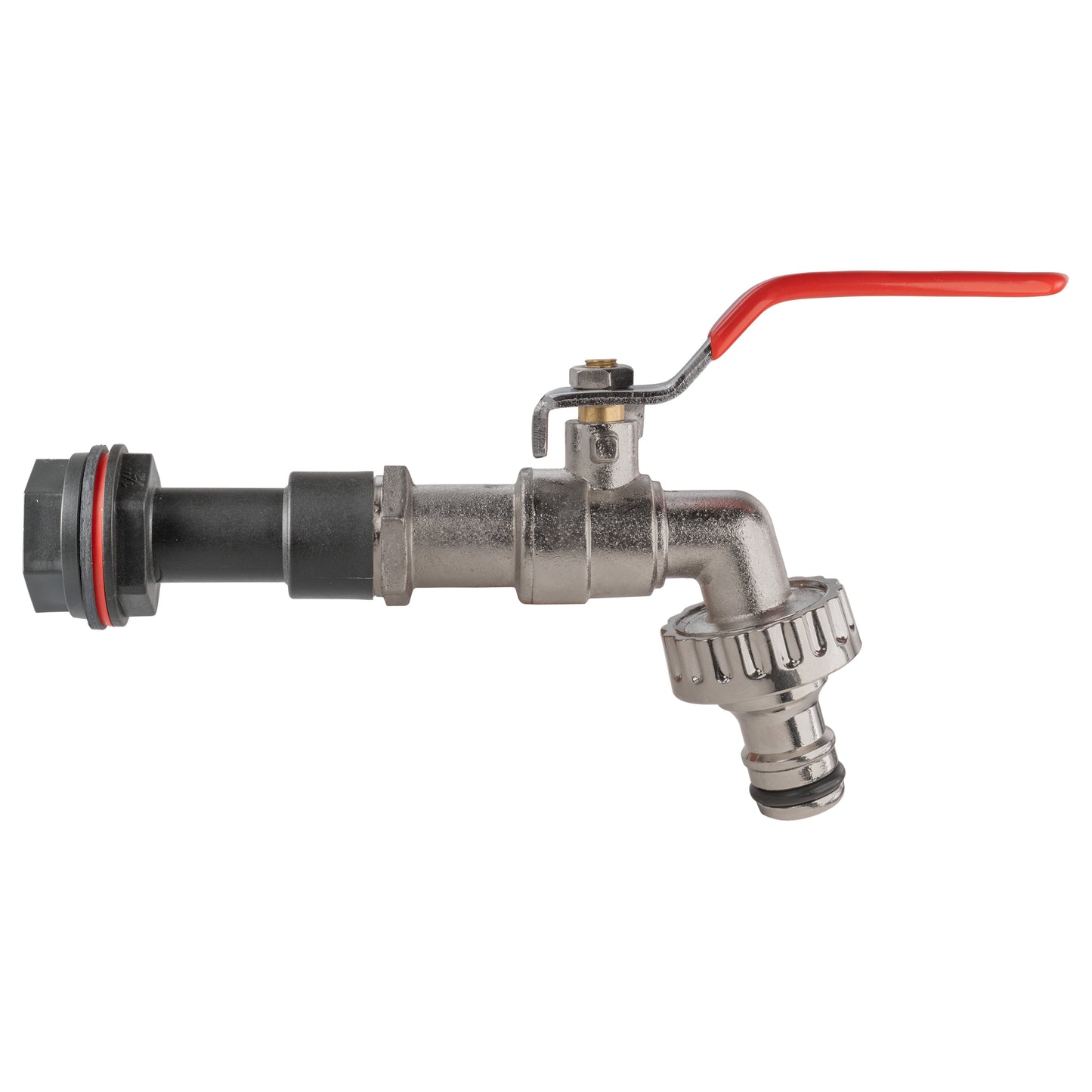 AP Supplies Water Butt Extension Kit 1/2" with Quick Connect Lever Tap and Drill Bit