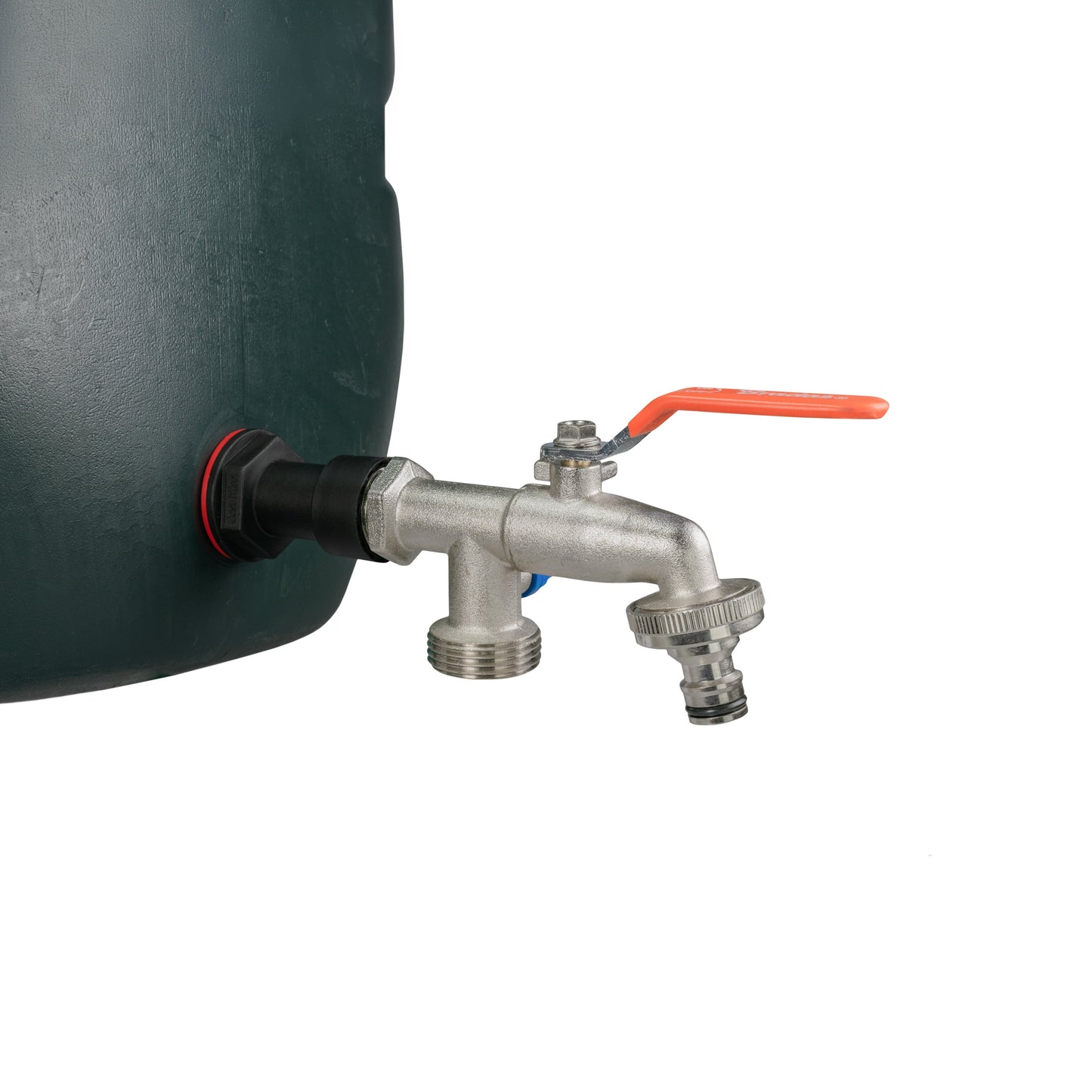Water Butt Extension Kit 1/2in with Double Tap Hose Pipe Fitting Water Connector