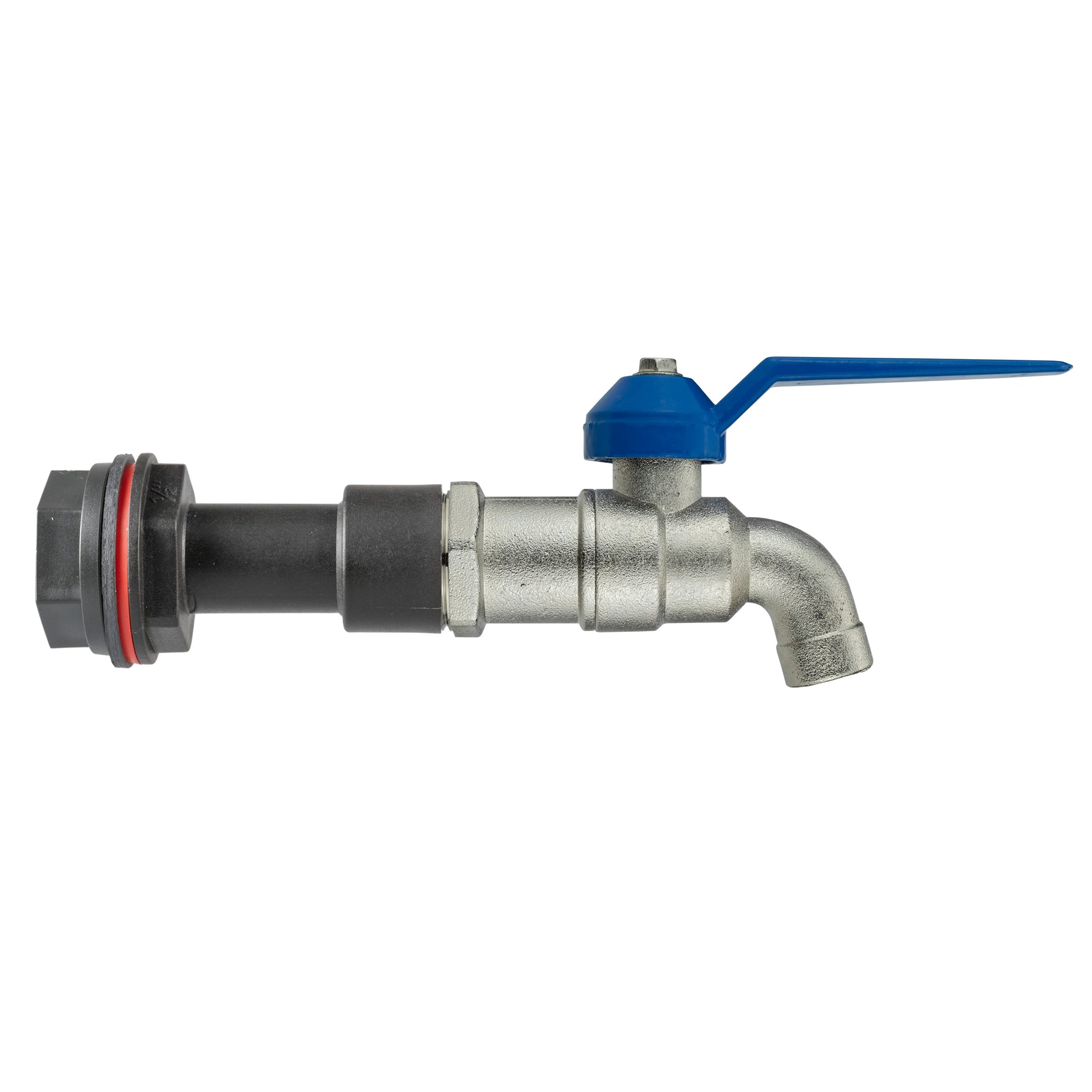 AP Supplies Water Butt Extension Kit 1/2" with Simple Lever Tap and Drill Bit