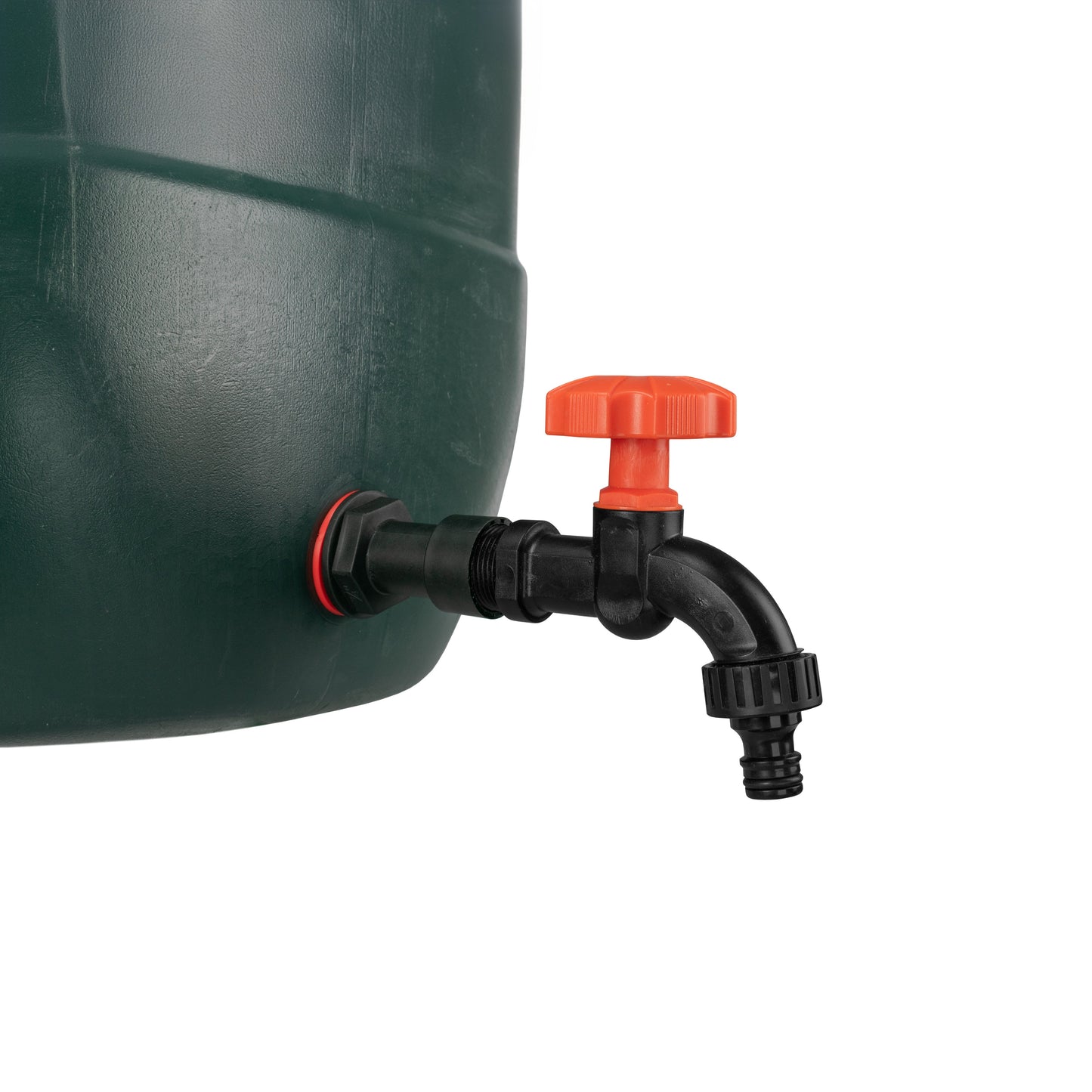 Water Butt Extension Kit 1/2in with Black Dial Tap Hose Pipe Fitting Tap Adapter