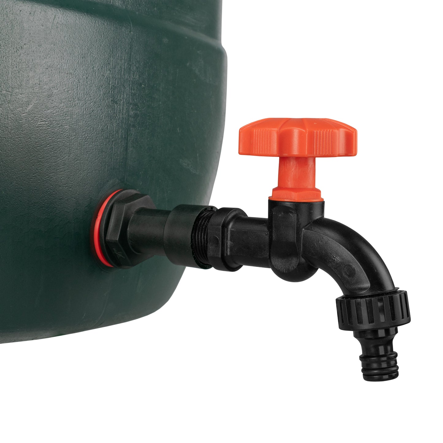 Water Butt Extension Kit 1/2in with Black Dial Tap Hose Pipe Fitting Tap Adapter