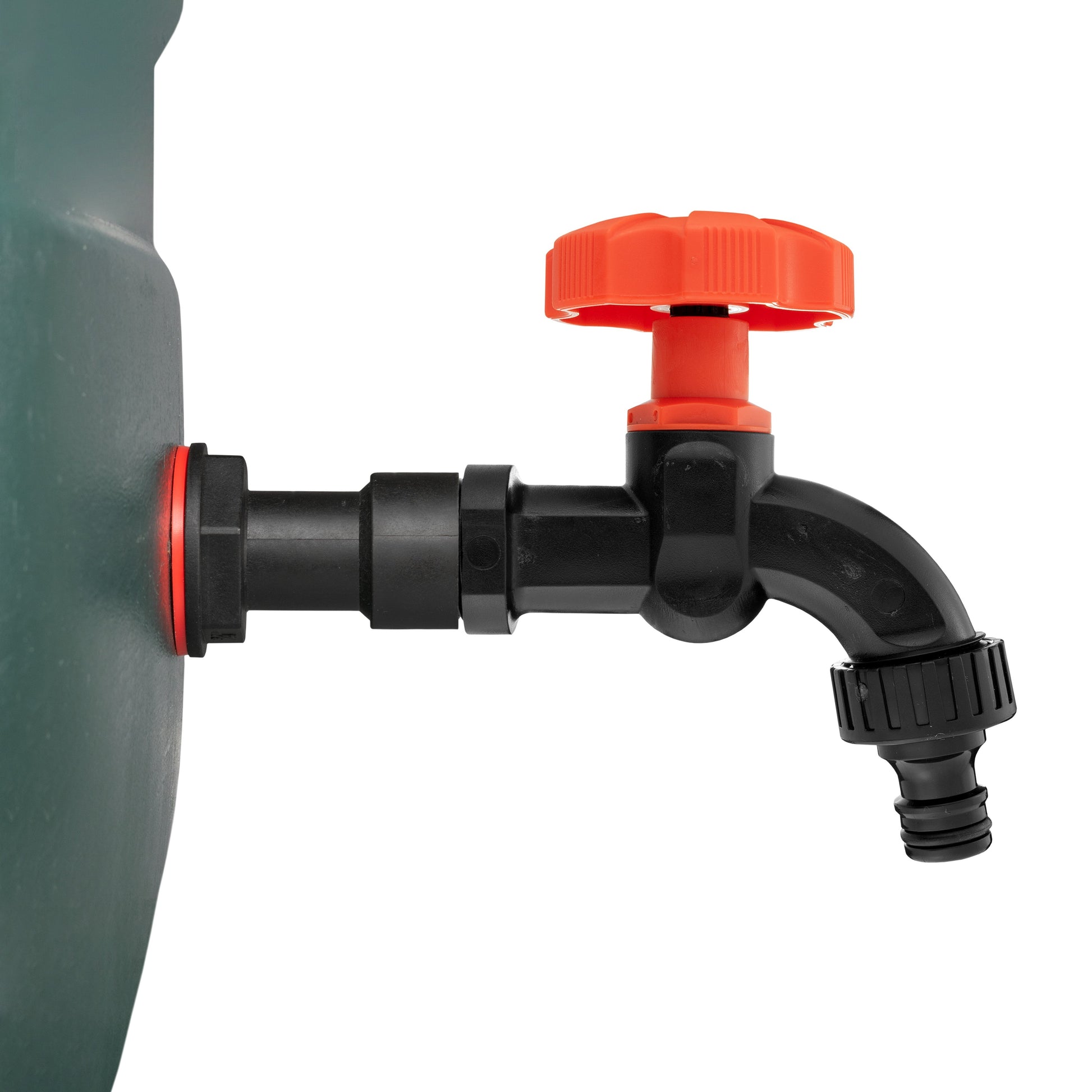 AP Supplies Water Butt Extension Kit 1/2" with Black Dial Tap and Drill Bit