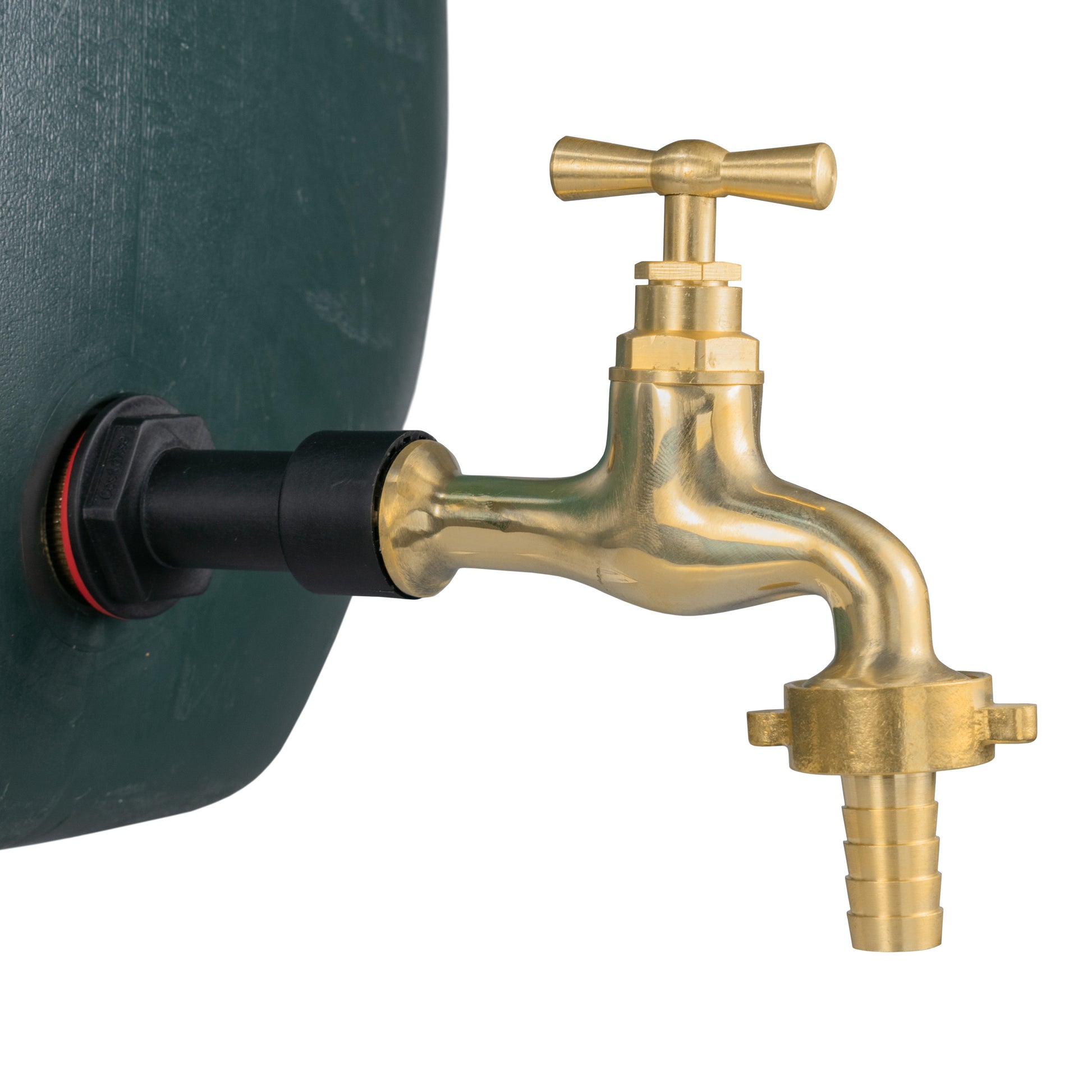 AP Supplies Water Butt Extension Kit 1/2" with 13mm Barbed Polished Brass Tap and Drill Bit